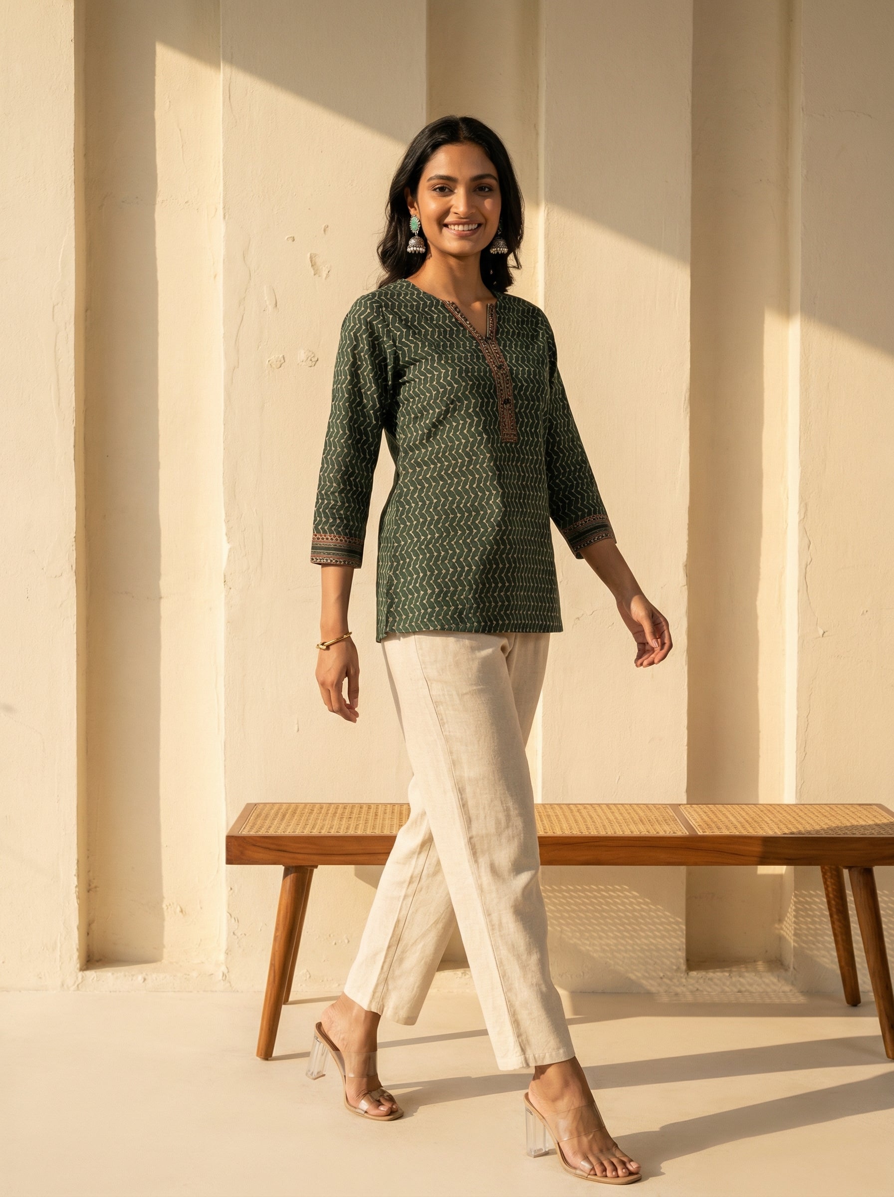 Earthline Collective Cotton Top