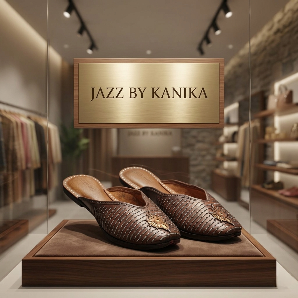 Dhariya Jyotti Kendra Pure Leather Handcrafted Jutti