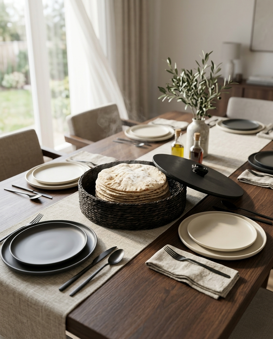 HANDMADE SABAI GRASS ROTI CASSEROLE WITH WOODEN LID