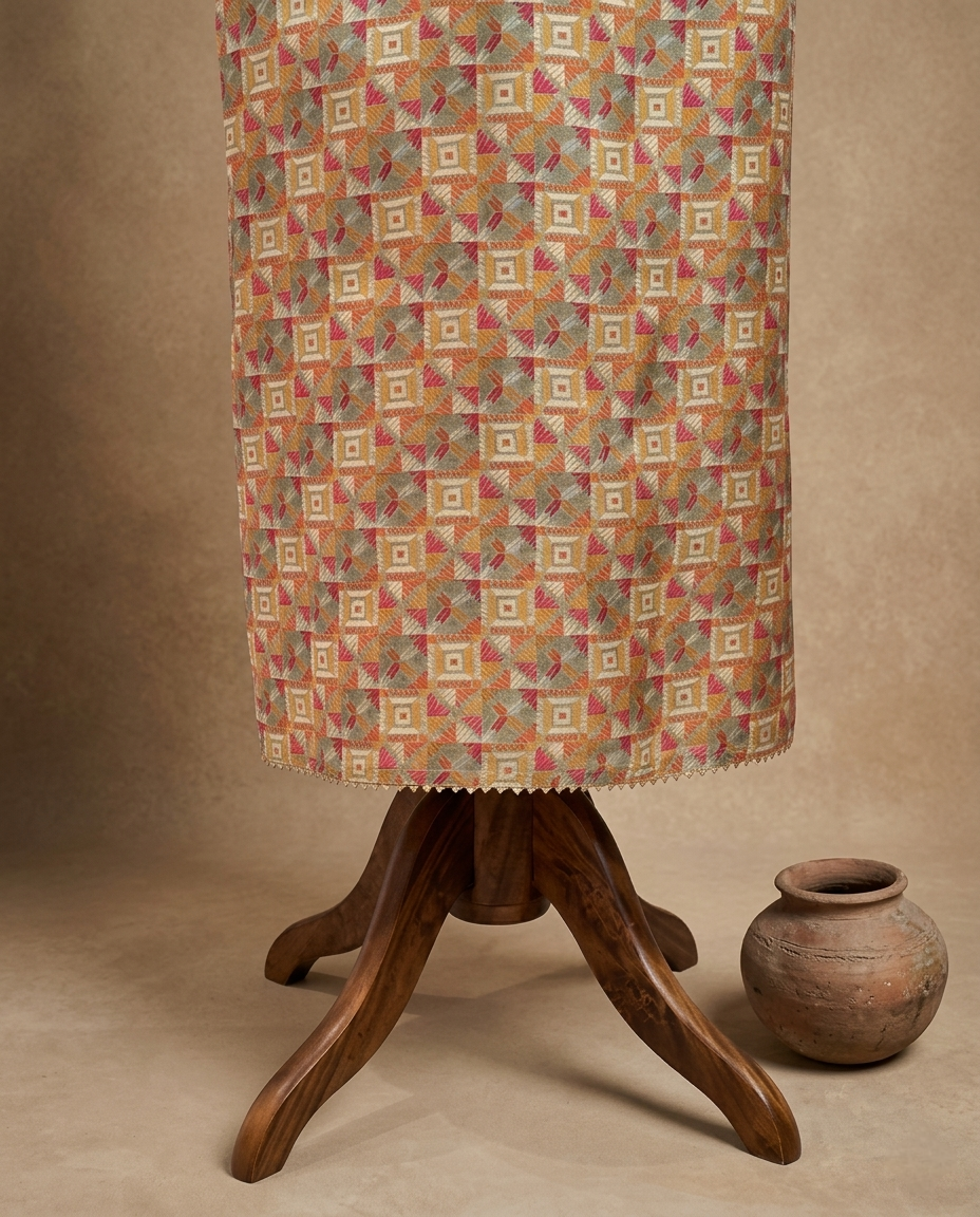CLASSIC SOFT SILK GREEN 3 PC SUIT FABRIC WITH BANARASI DUPPATA