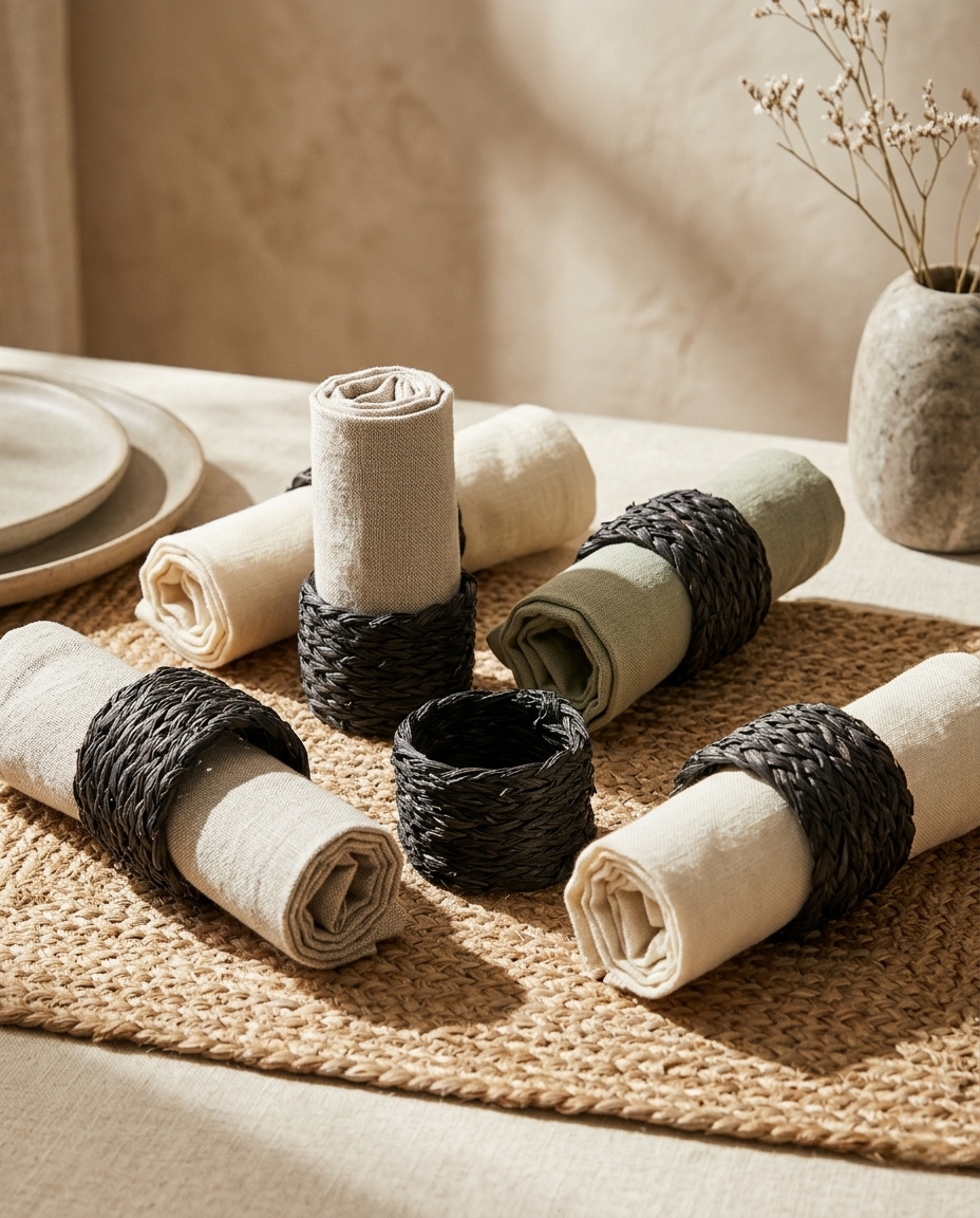HANDMADE SABAI GRASS NAPKIN HOLDER
