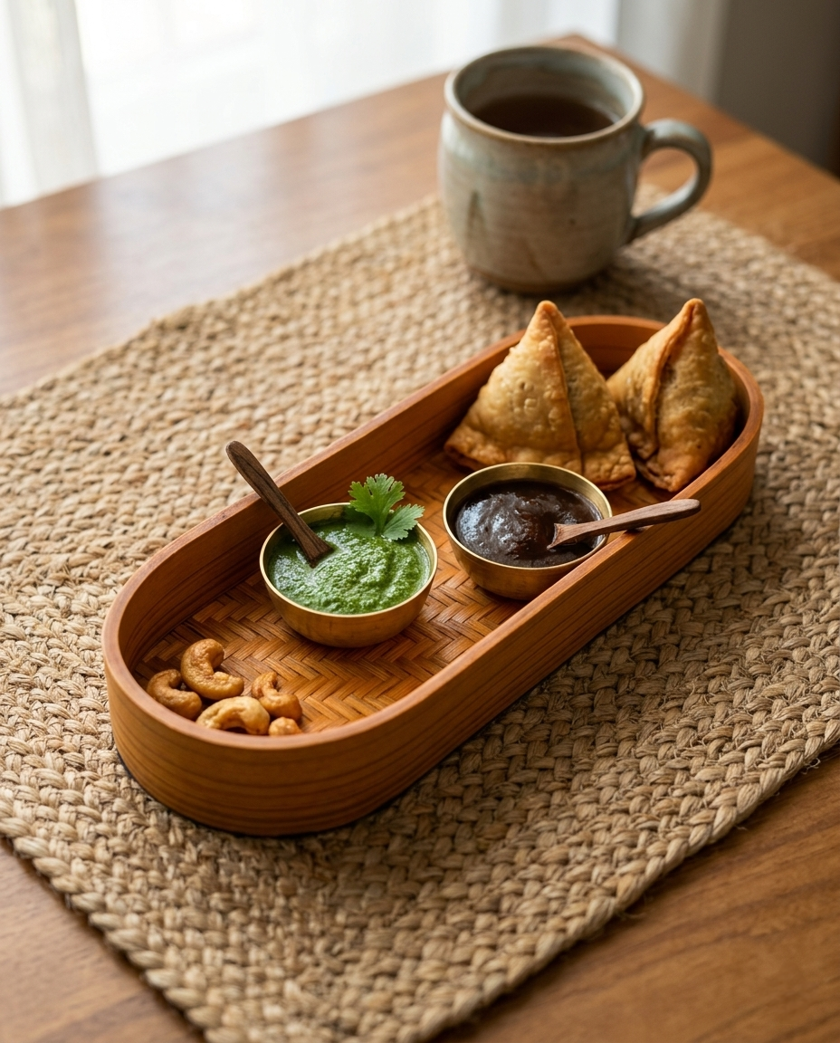 HANDMADE BAMBOO OLIVE TRAY