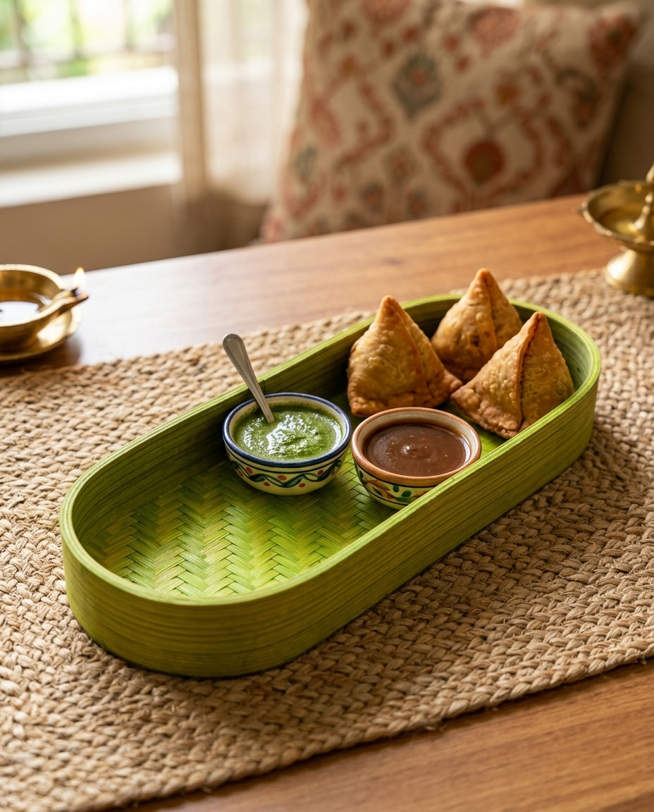 HANDMADE BAMBOO OLIVE TRAY
