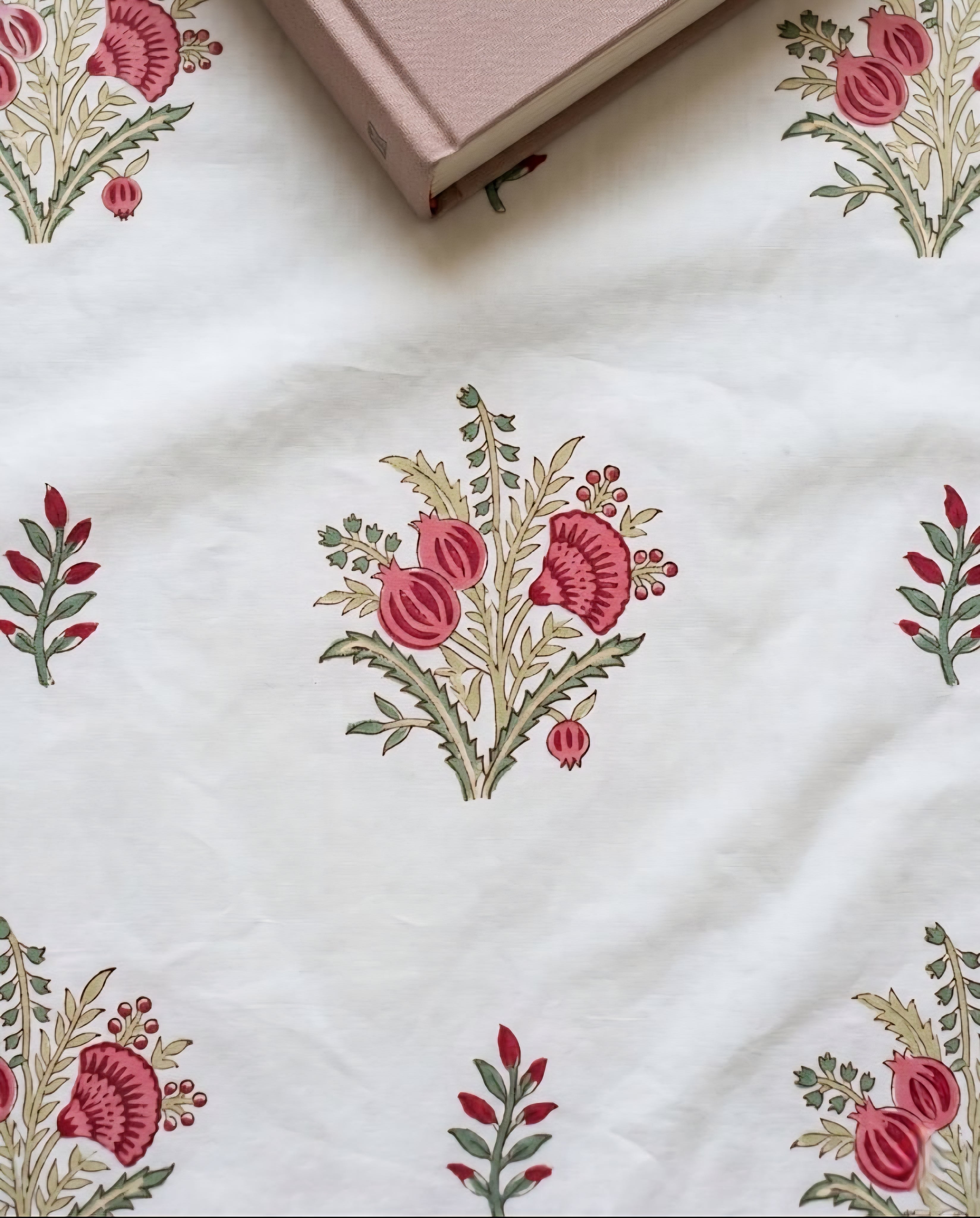 BLOOM ATELIER HAND BLOCK BEDSHEET PREMIUM COTTON