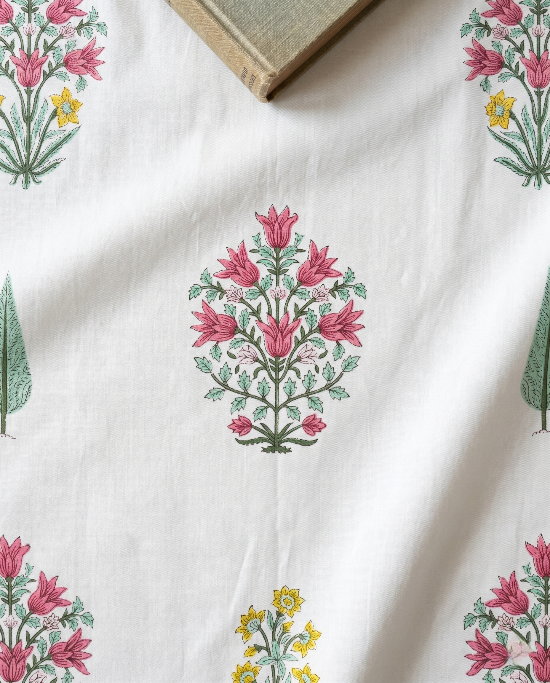 Jaipur Floral Meadow Vibrant Botanical Premium Cotton Bedsheet