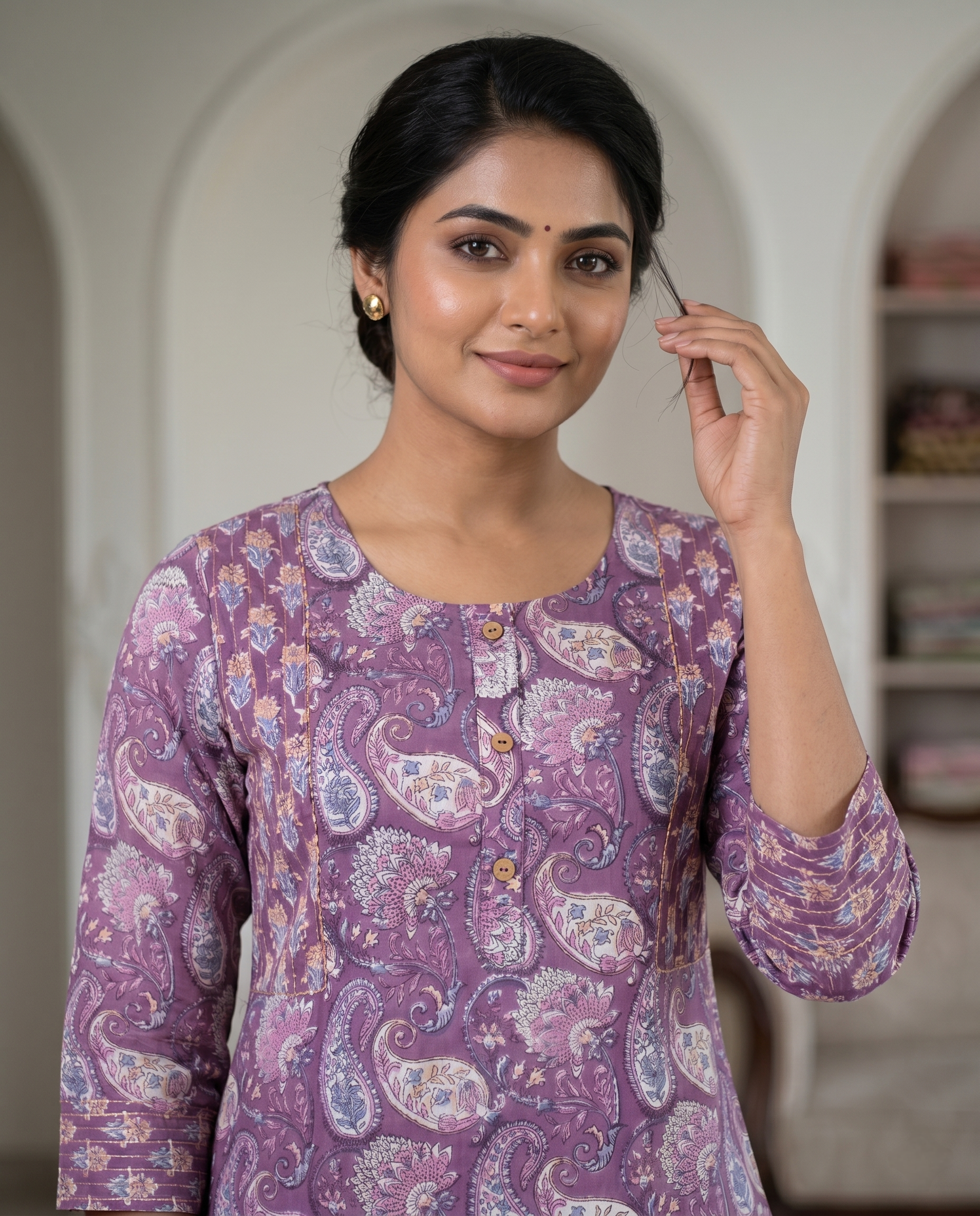 EVERYDAY GRACE KURTA PANT SET - PREMIUM COTTON