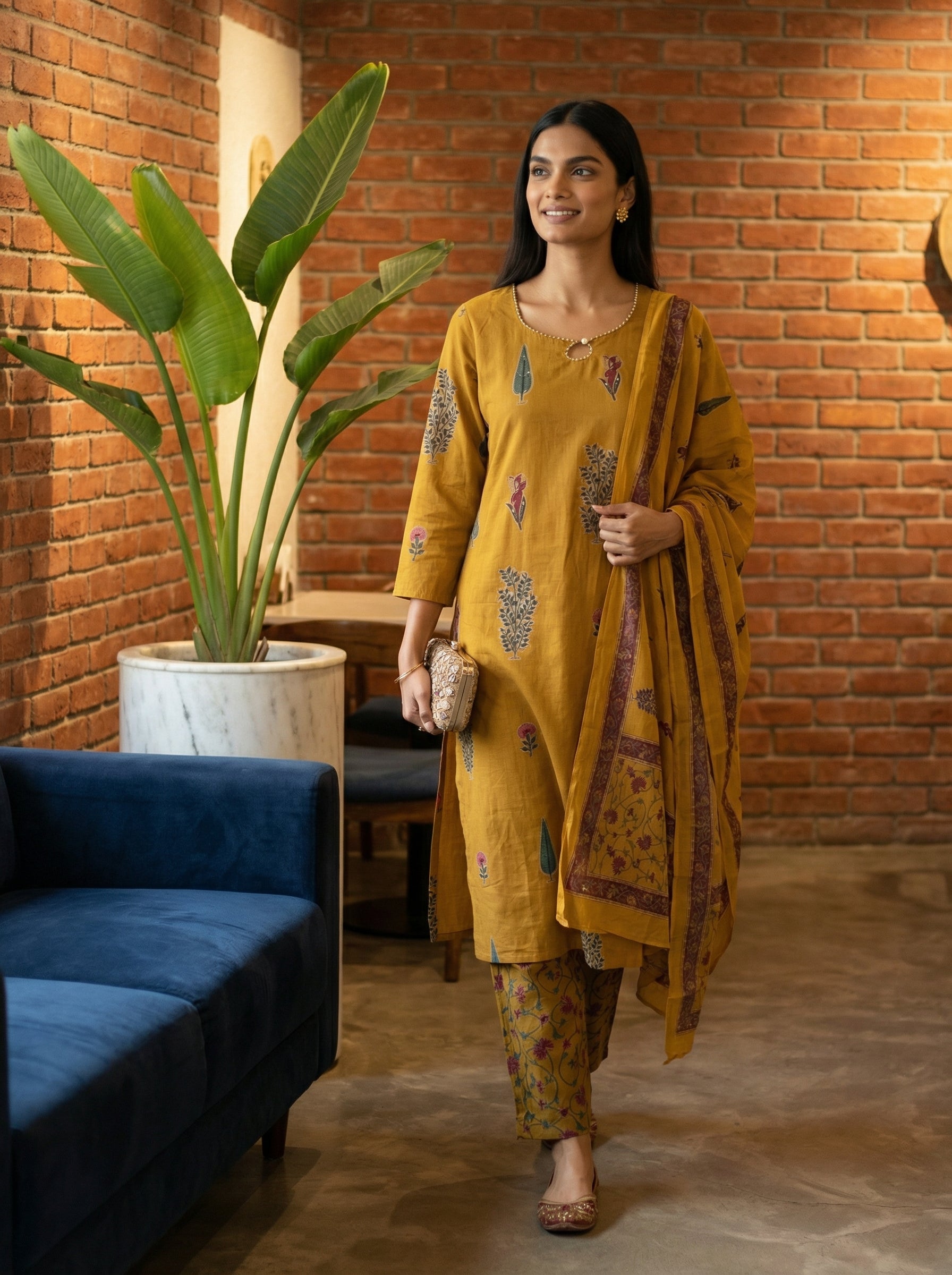 Pearl-Trim Heritage Mustard KPD Set