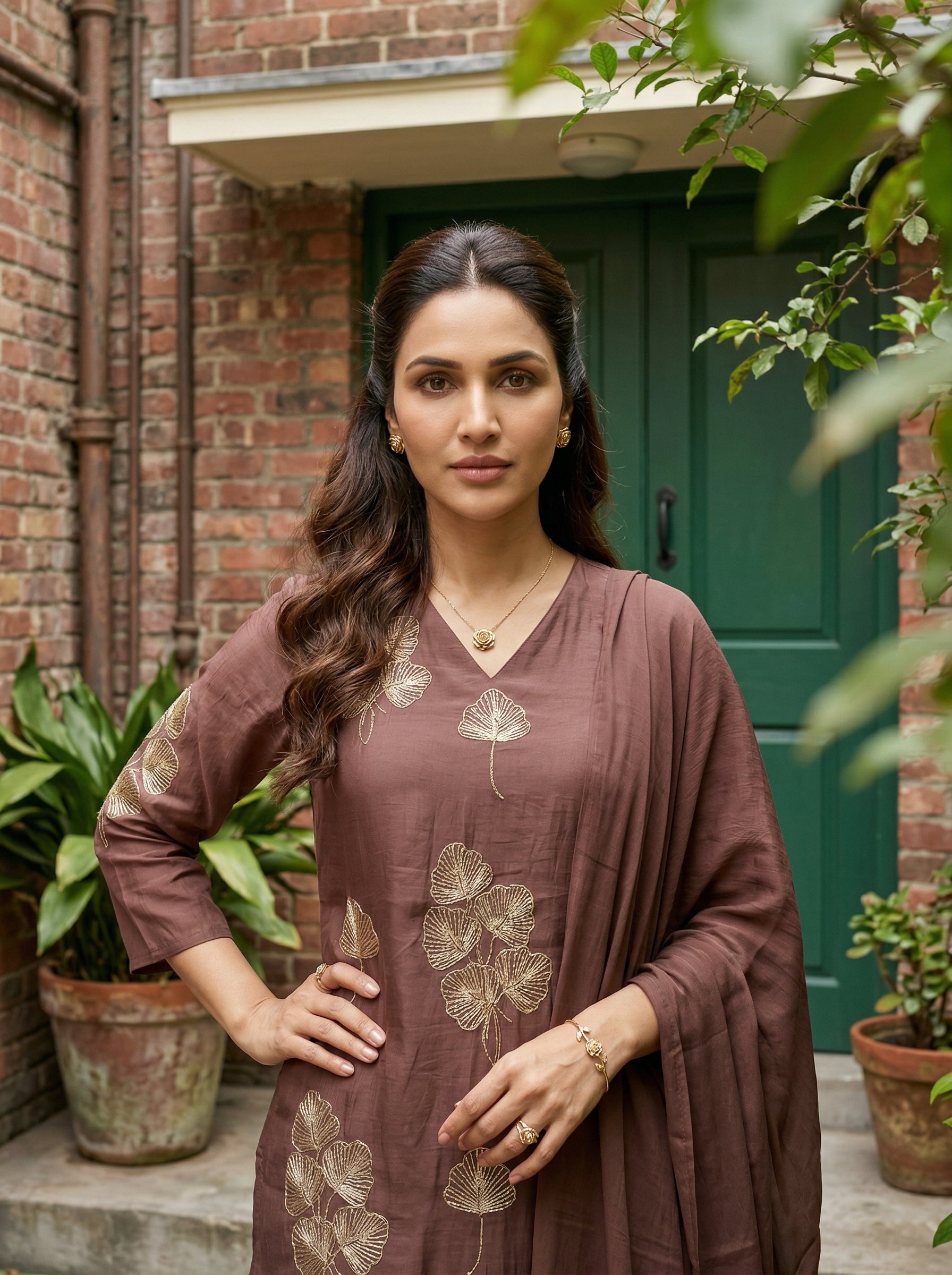 ONION PINK ROYALE COTTON SILK KPD SET