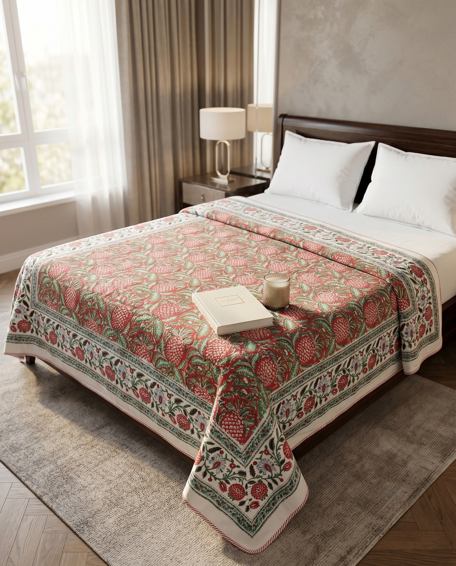 ANAR BAGH REVERSIBLE SINGLE DOHAR PREMIUM COTTON