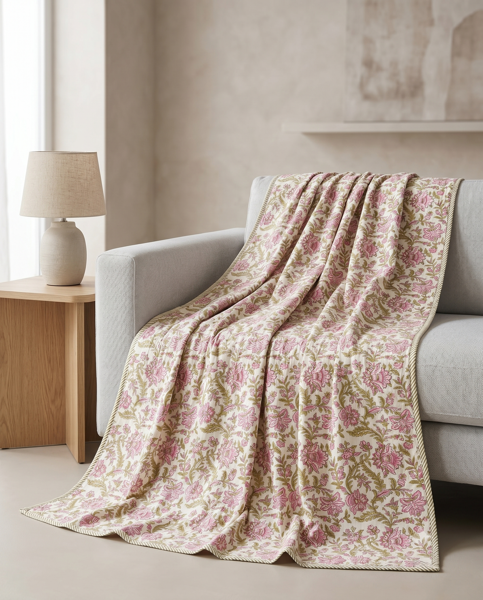 SUNEHRI BAGH REVERSIBLESINGLE DOHAR PREMIUM COTTON