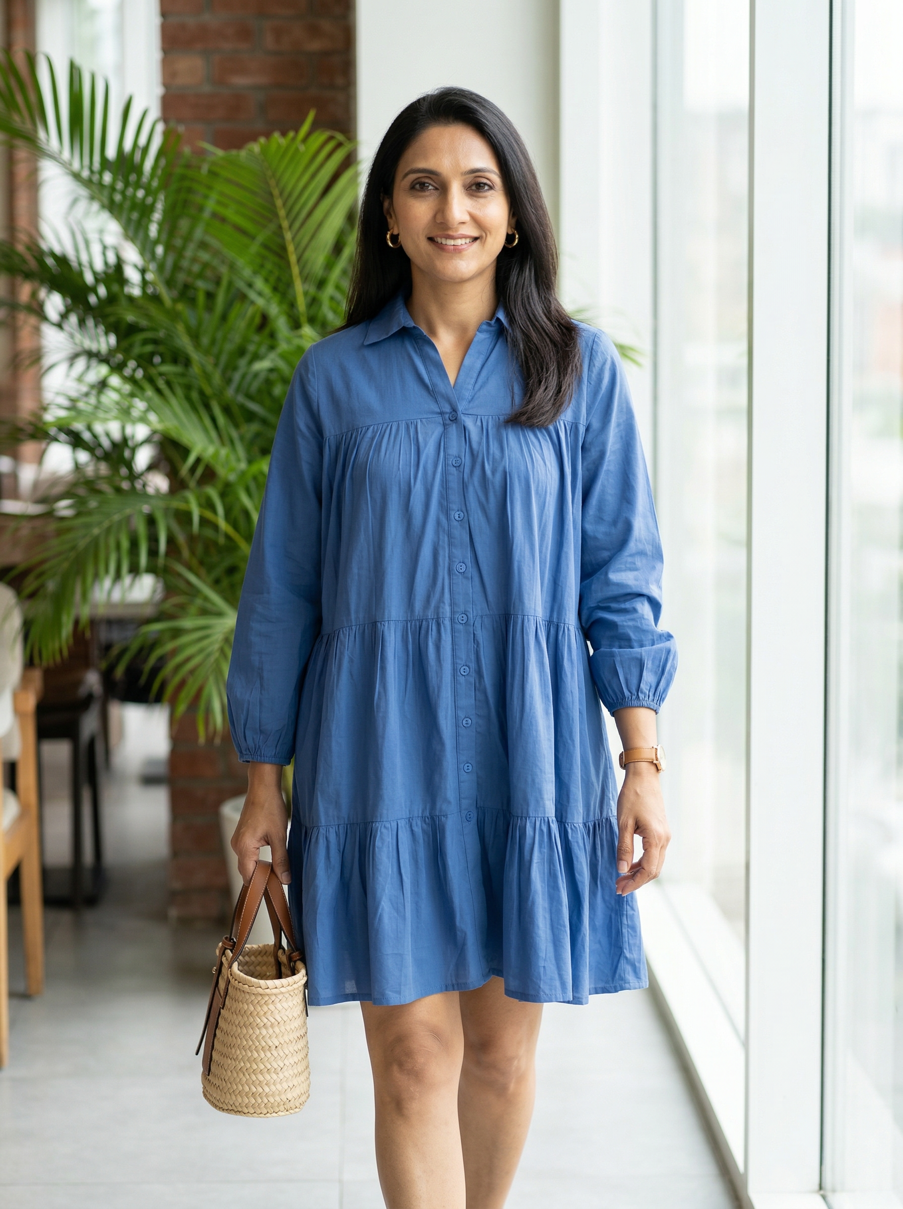 Royal Blue Short Mul Frock