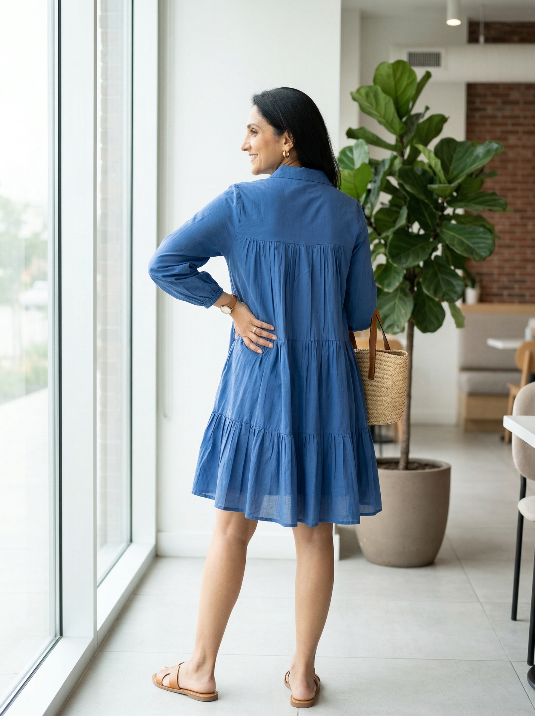 Royal Blue Short Mul Frock