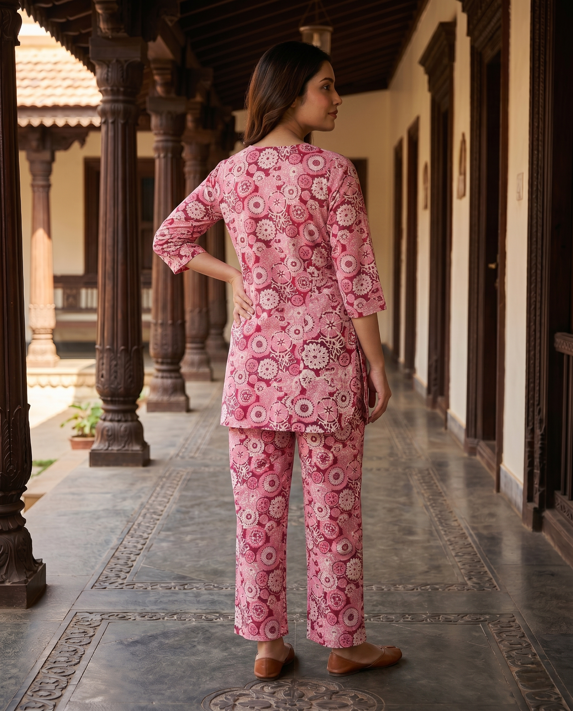 SUKUN DAILY WEAR CORDSET (HAND BLOCK)