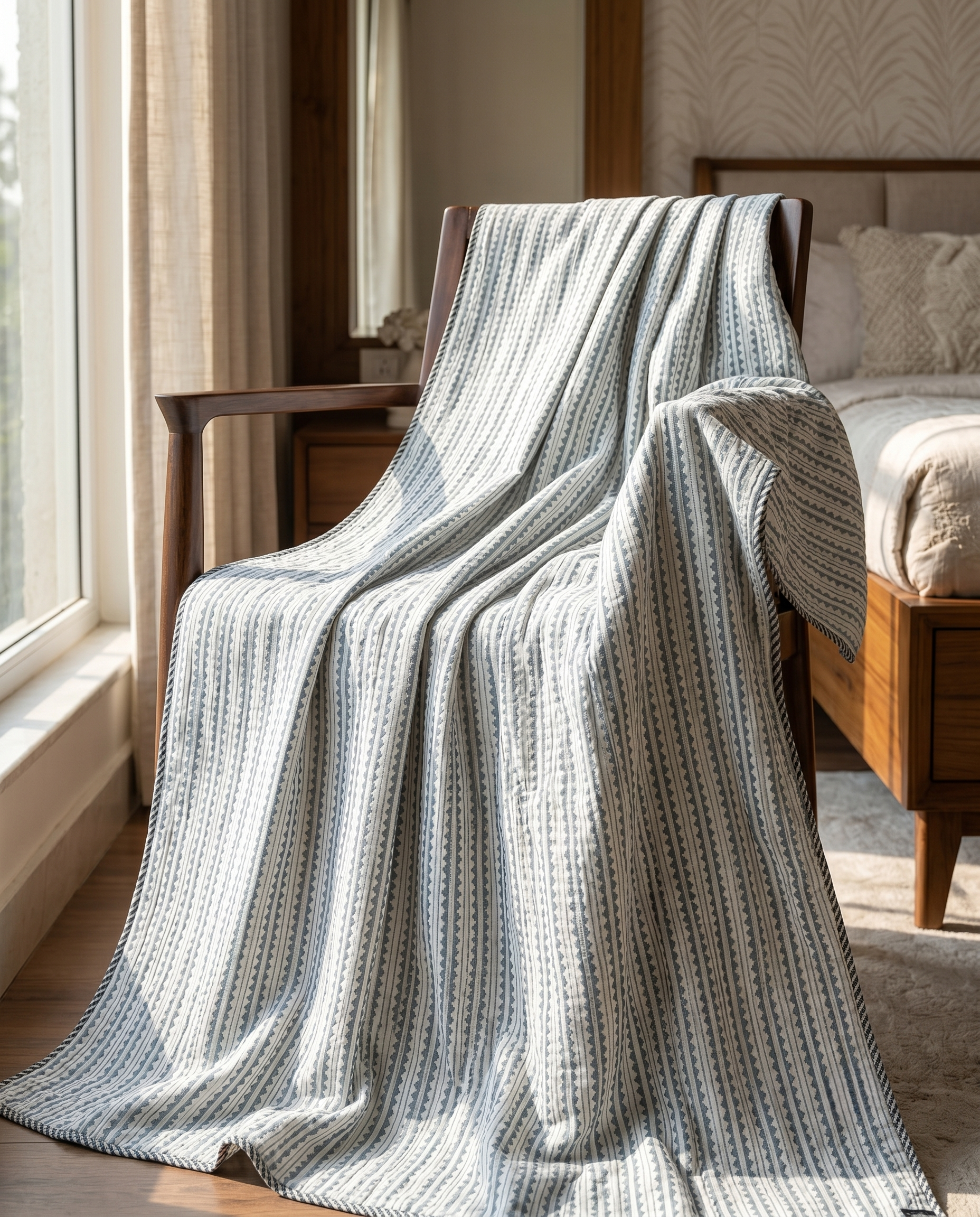 MOROCCAN PATTERN REVERSIBLE COTTON DOHAR