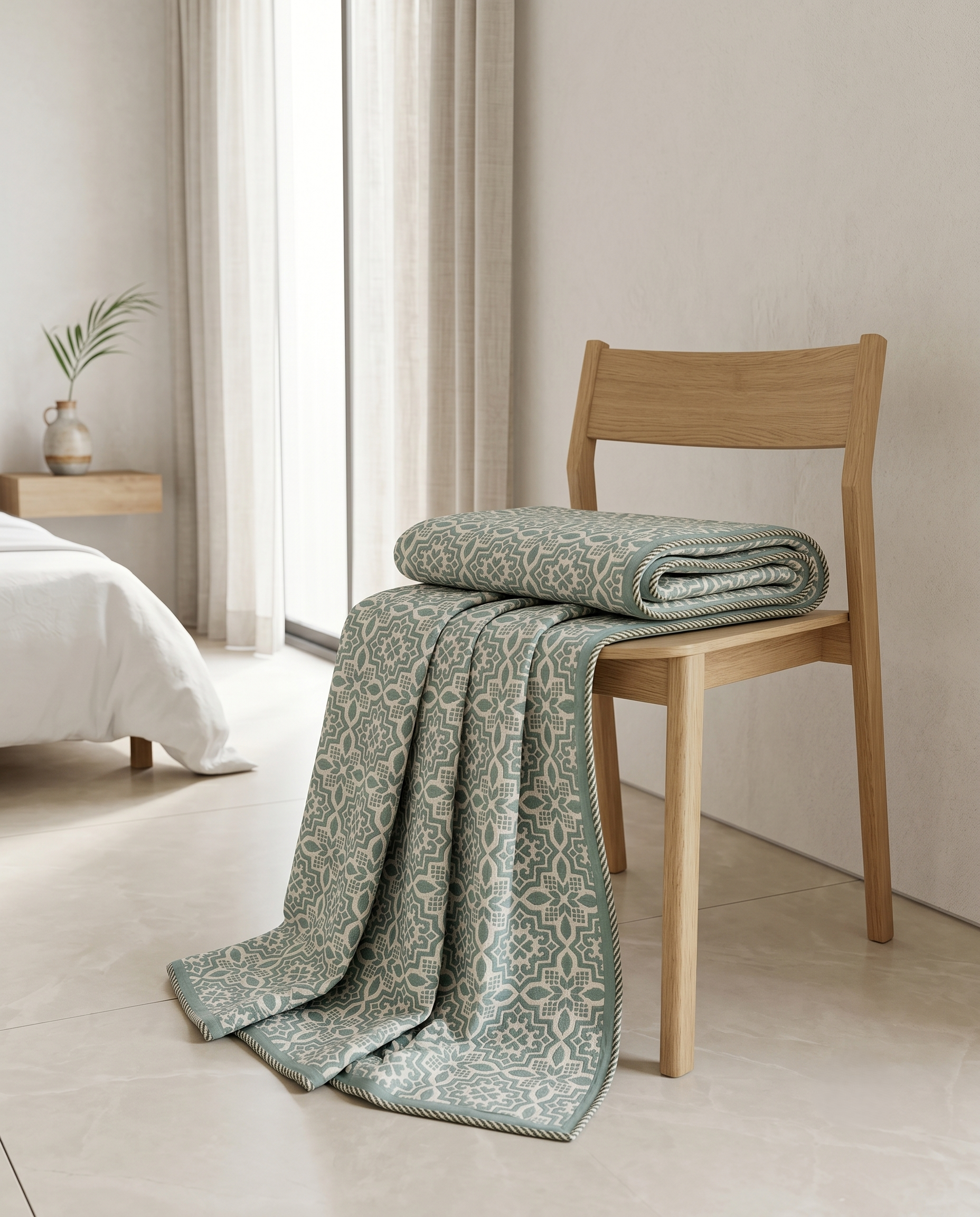 MOROCCAN PATTERN REVERSIBLE COTTON DOHAR