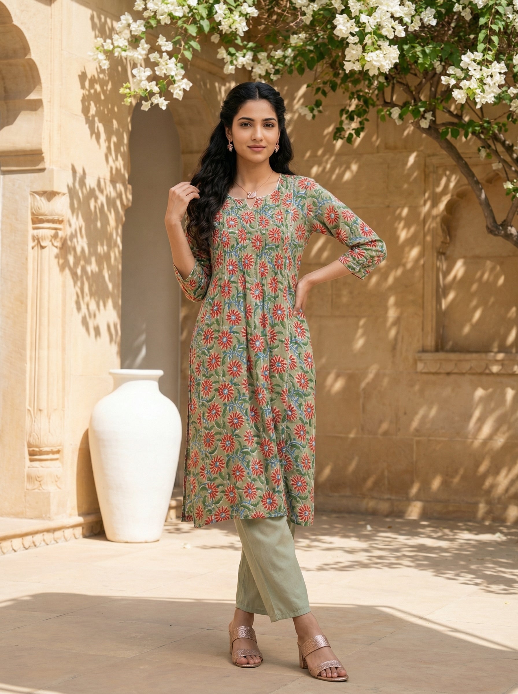 Modal Silk Green KP Set