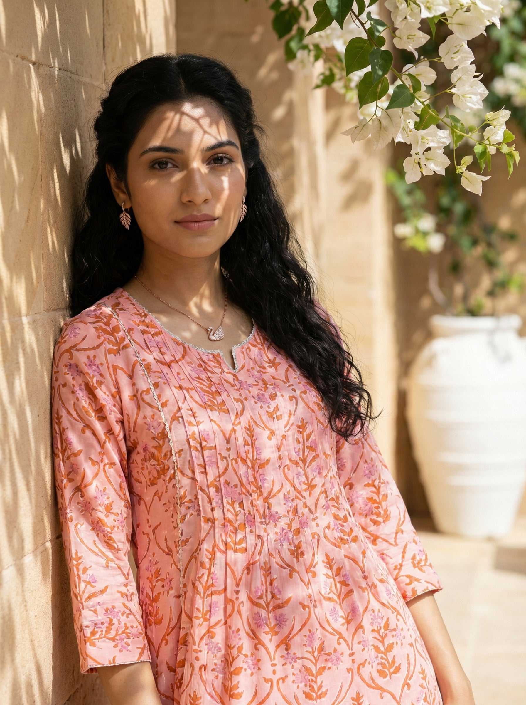 Modal Silk Peach KP Set