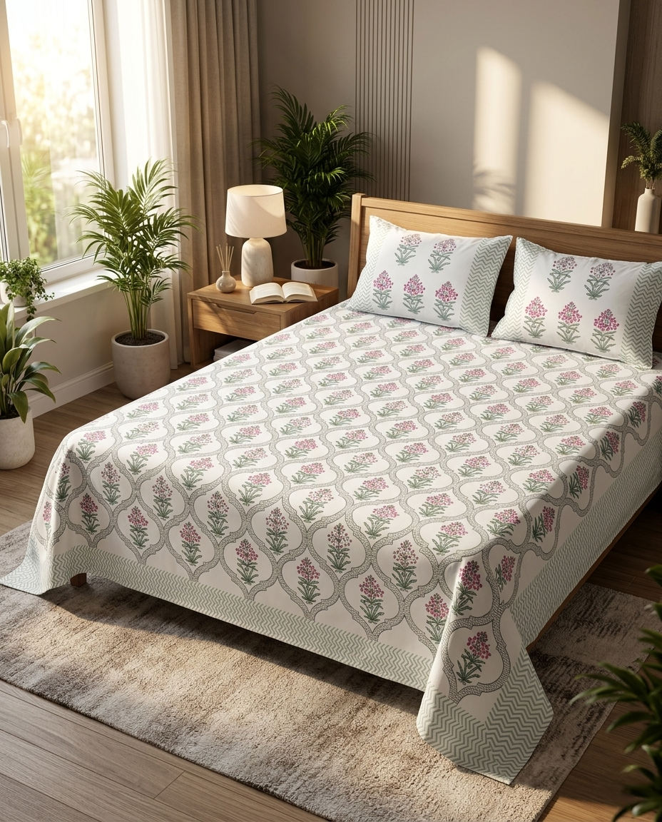 THE ROYAL CHEVRON LATTICE PREMIUM BEDSHEET
