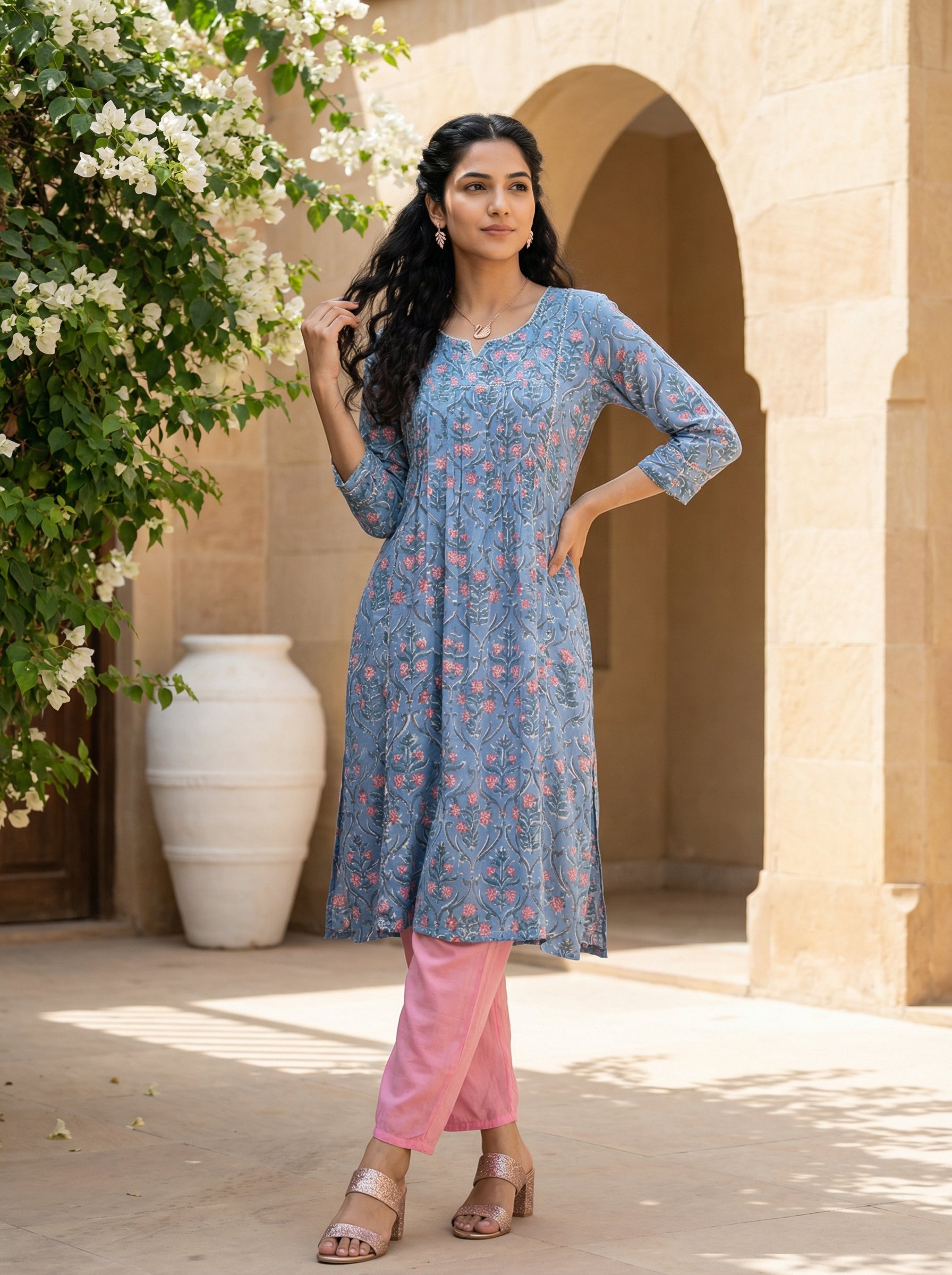 Modal Silk Blue KP Set