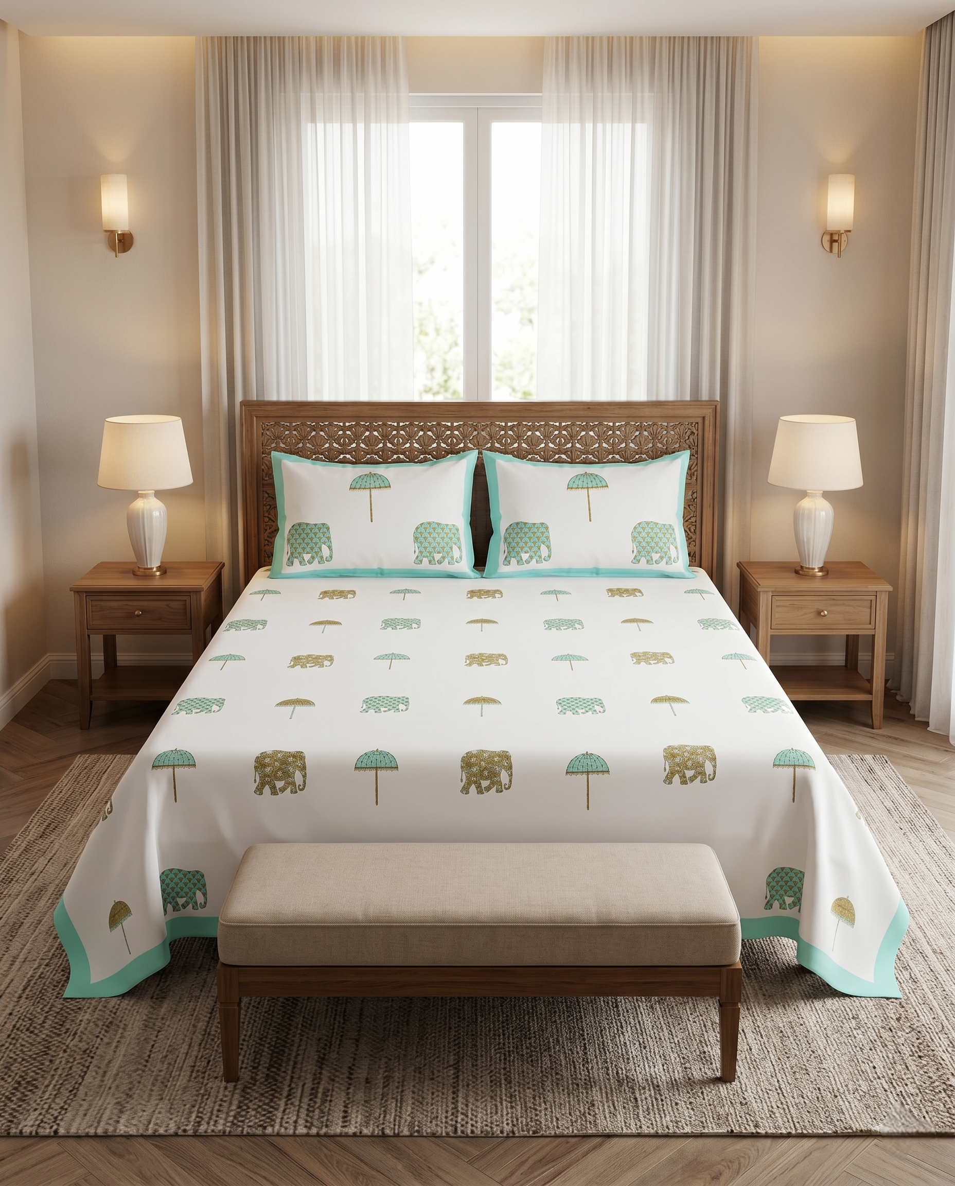 THE HERITAGE CARAVAN PREMIUM BEDSHEET