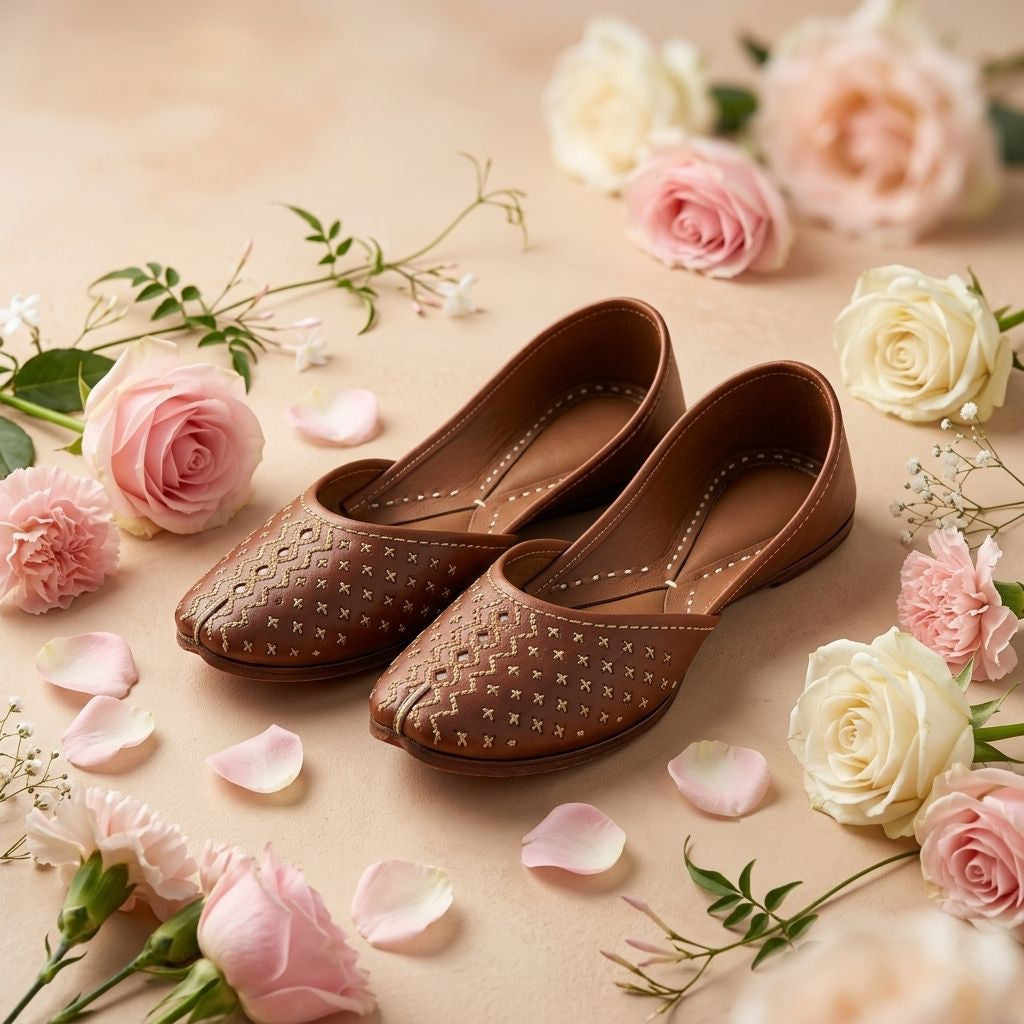 AARI JAAL PURE LEATHER HANDCRAFTED JUTTI