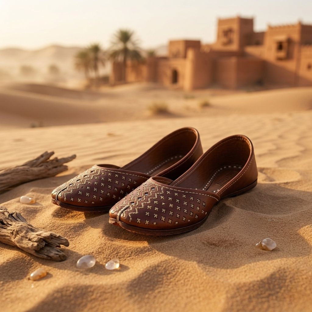 AARI JAAL PURE LEATHER HANDCRAFTED JUTTI