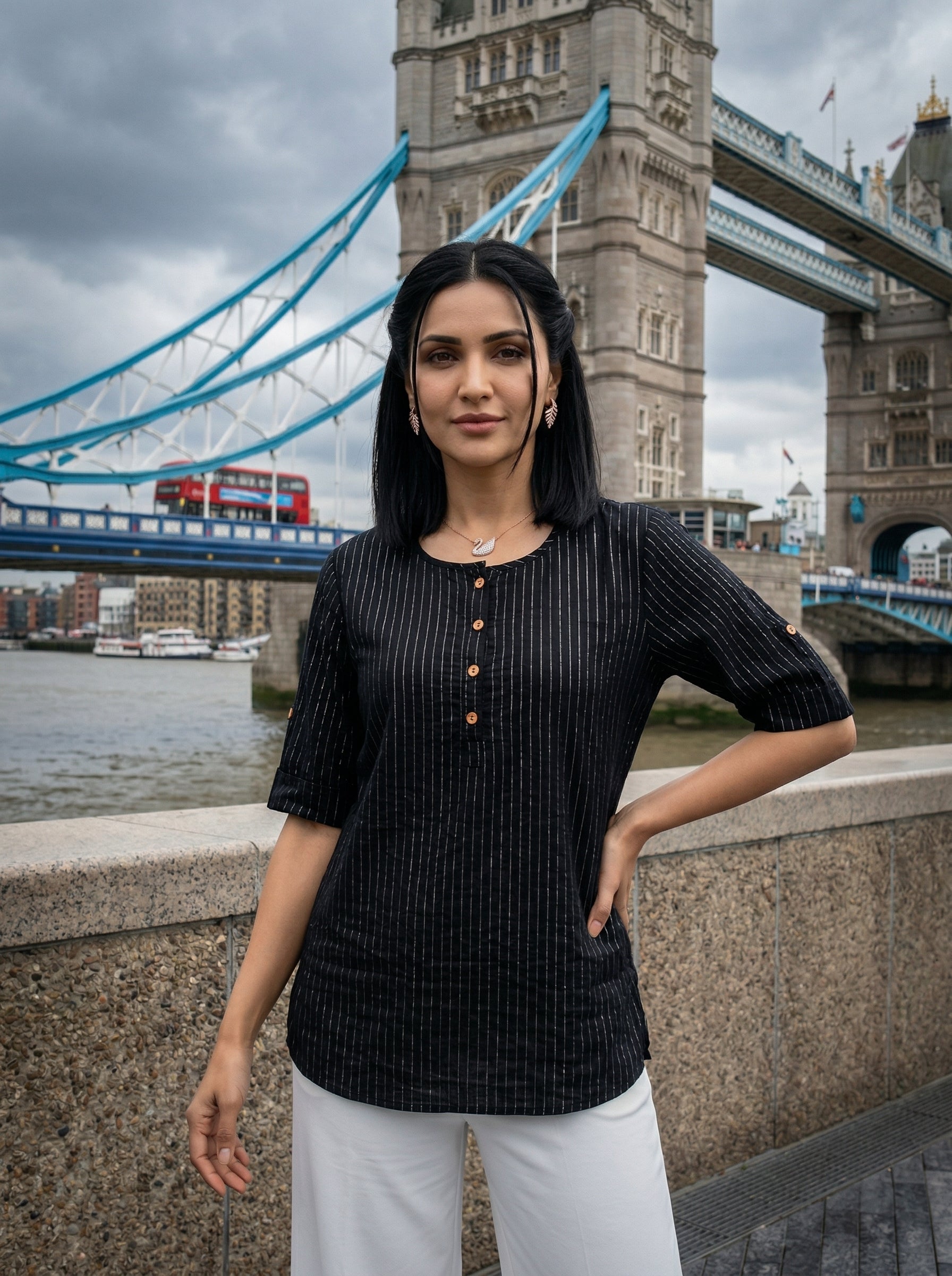 CLASSIC COMFORT BLACK COTTON TOP