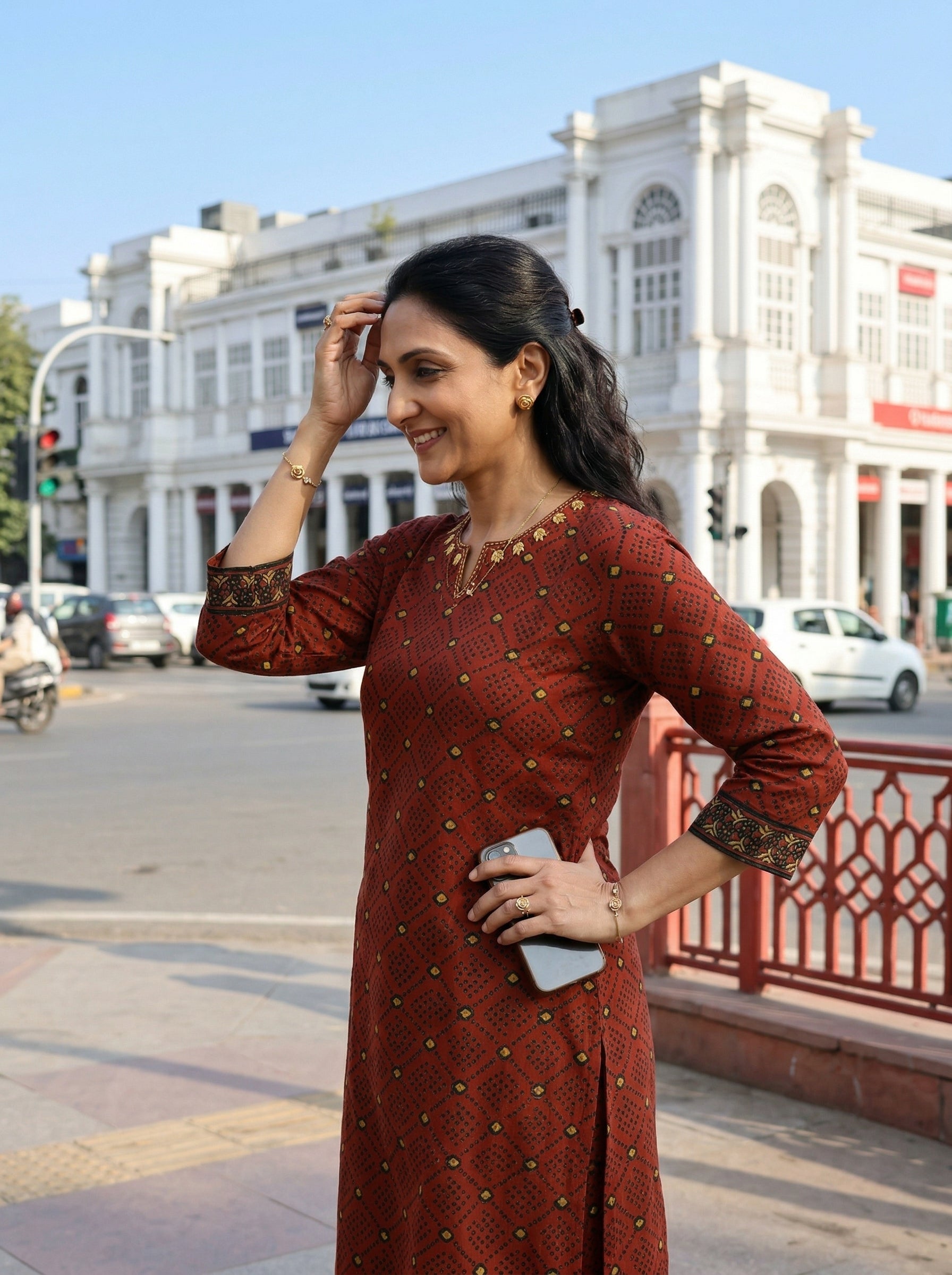 URBAN GRACE COTTON RUST ORANGE KP SET