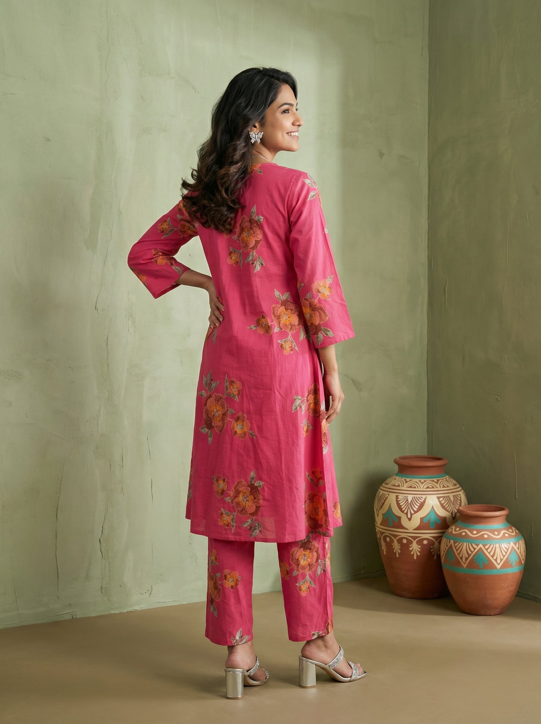 Sequence & Coin Fusion Cotton Pink KP Set