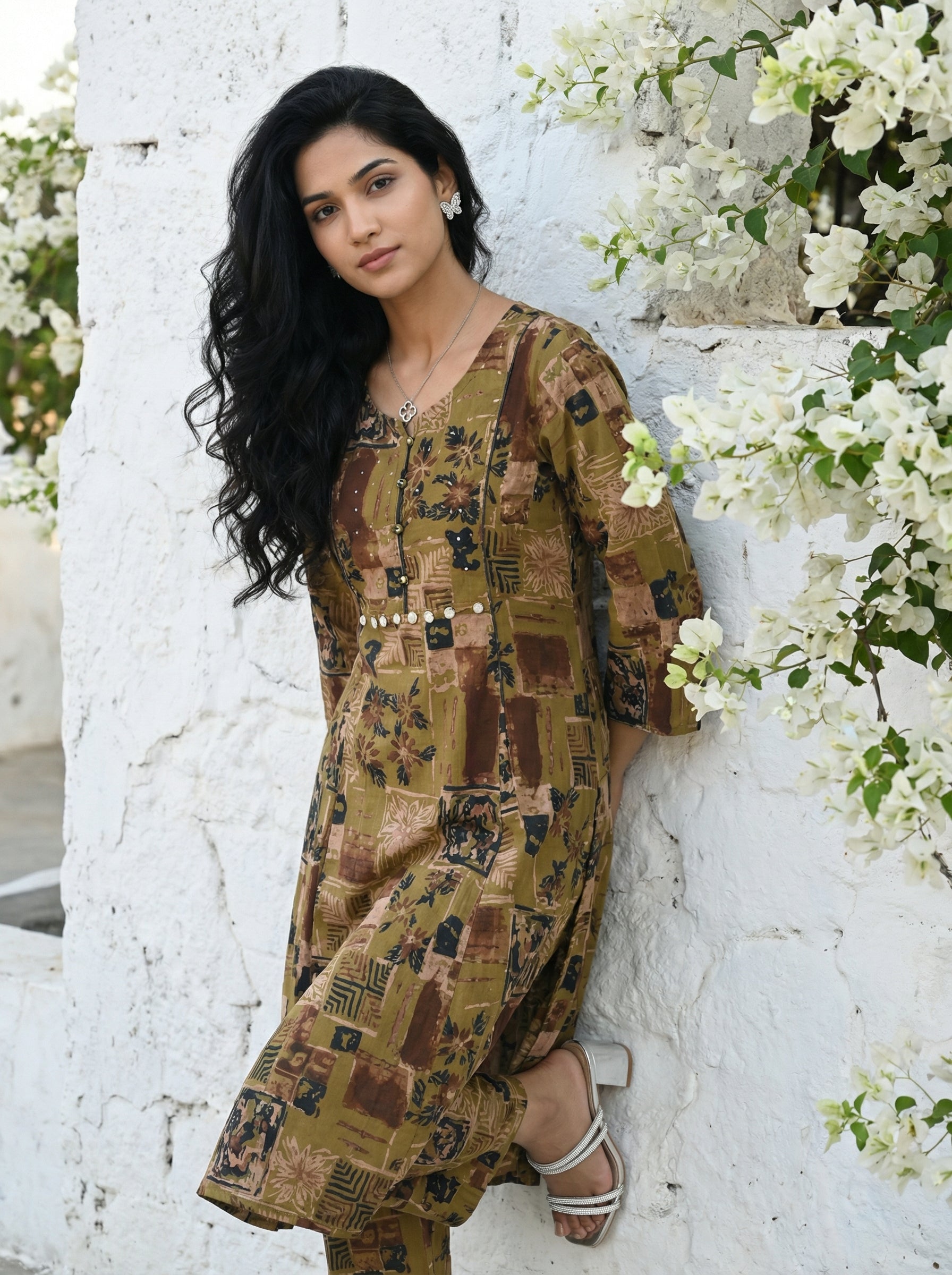 Sequence & Coin Fusion Cotton Green KP Set