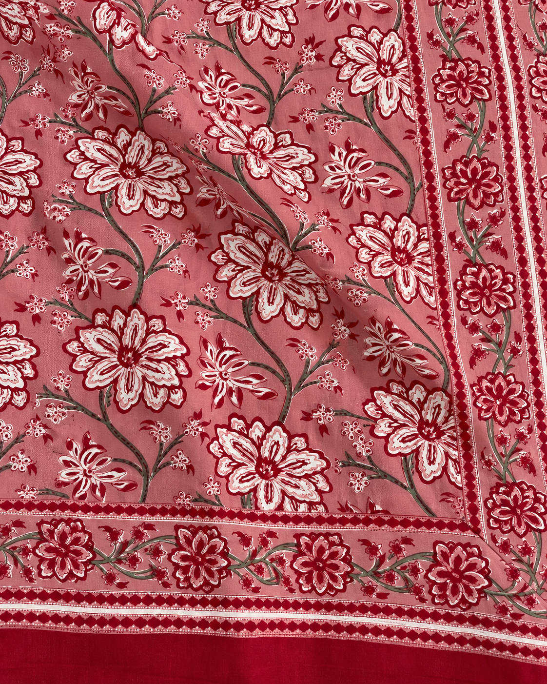 The Dusty Rose Blossom Thick Cotton Bedsheet