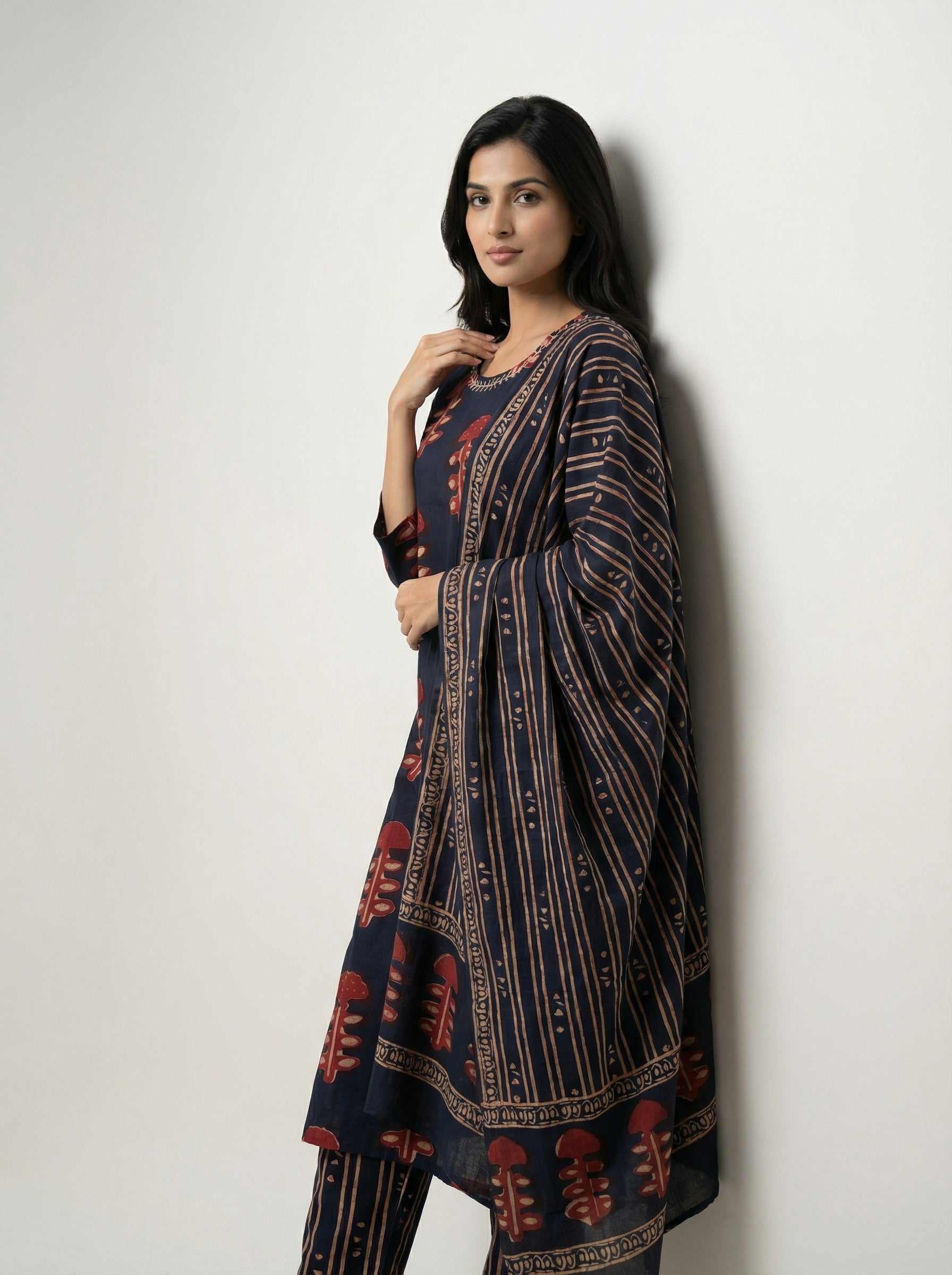 Dual Tone Craft INDIGO BLUE Cotton KPD Set