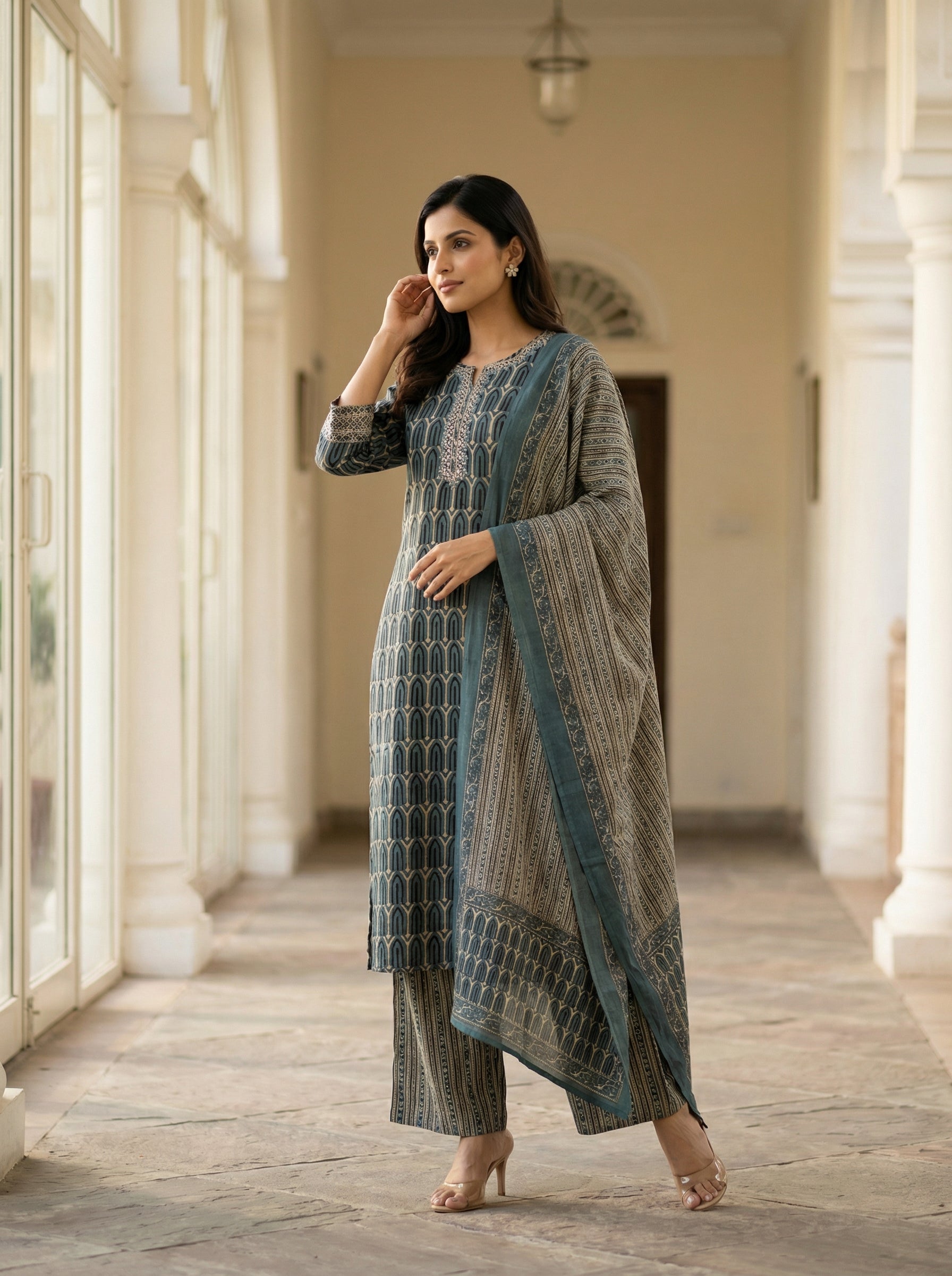 Urban Rang Cotton Blue KPD Set