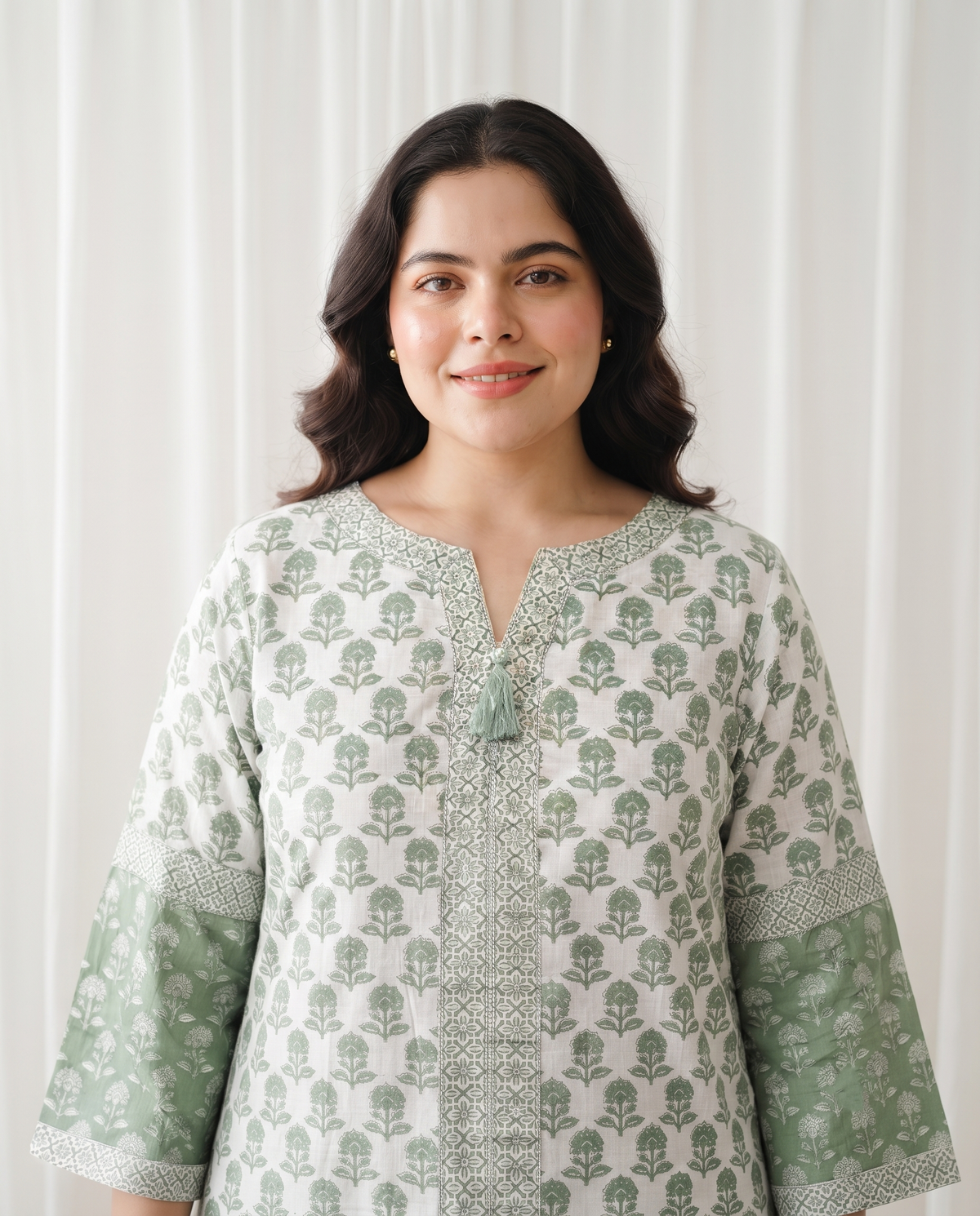 VANYA BOTANICAL 3 PC SET - SAGE GREEN