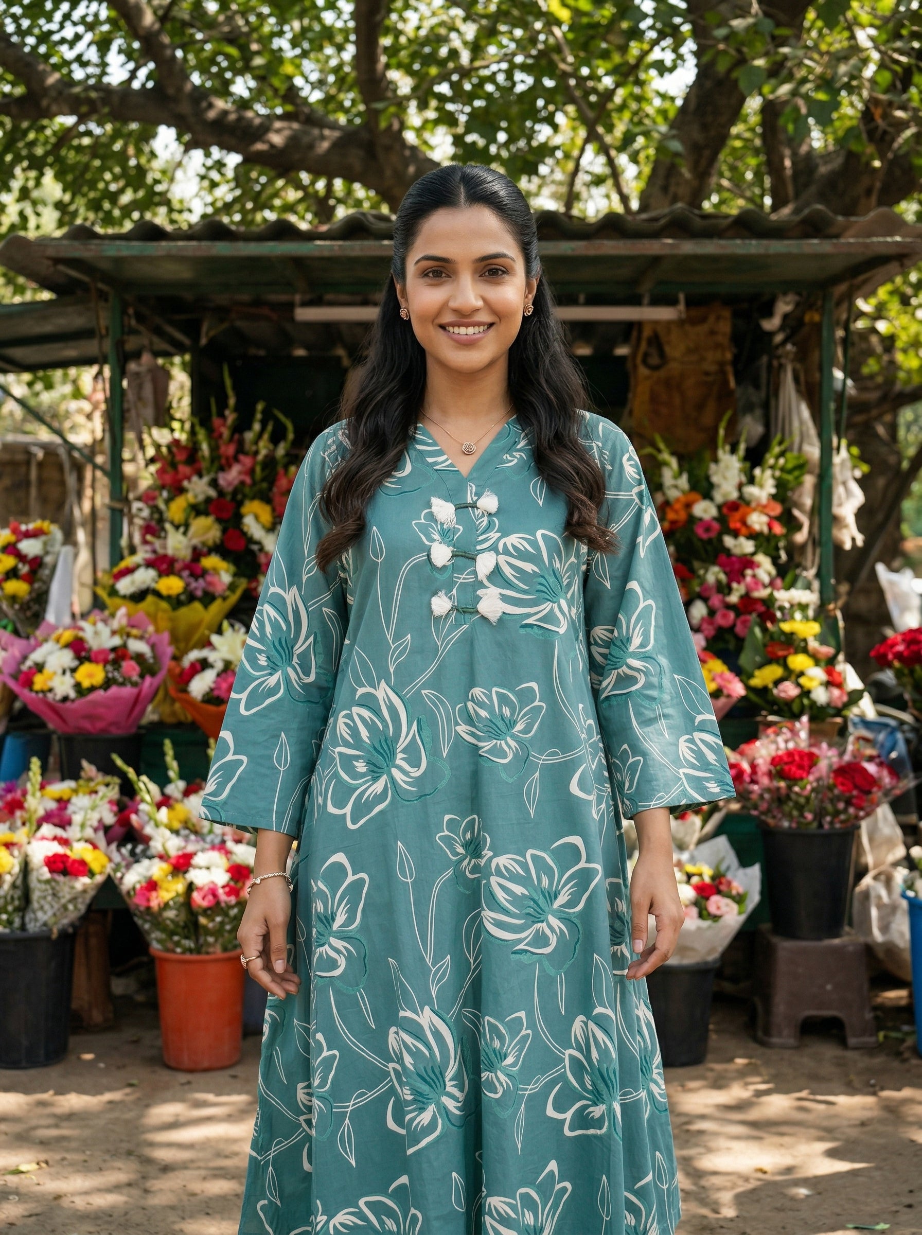 Rama Green Baghbaan Cotton KP Set