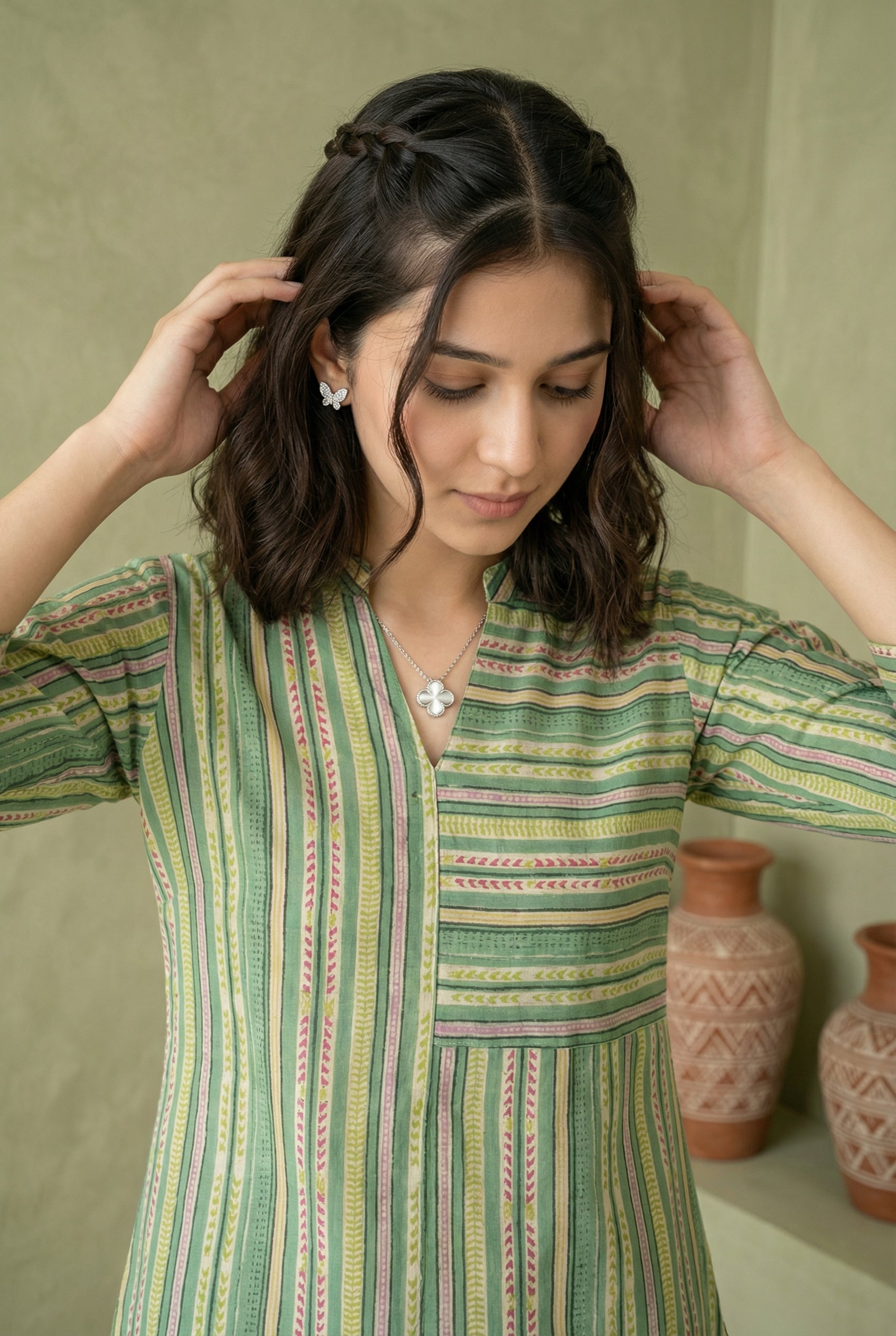 Green Cotton The Earthline Edit KP Set