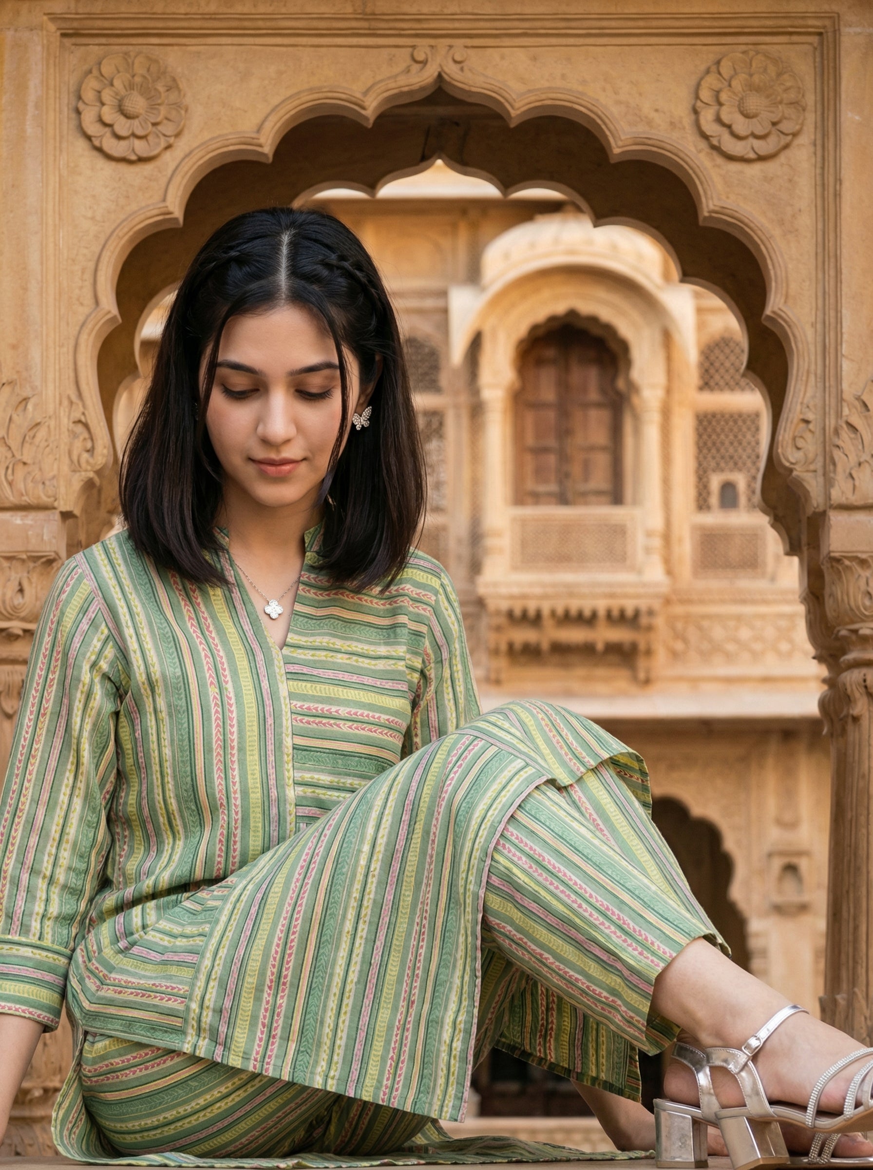 Green Cotton The Earthline Edit KP Set