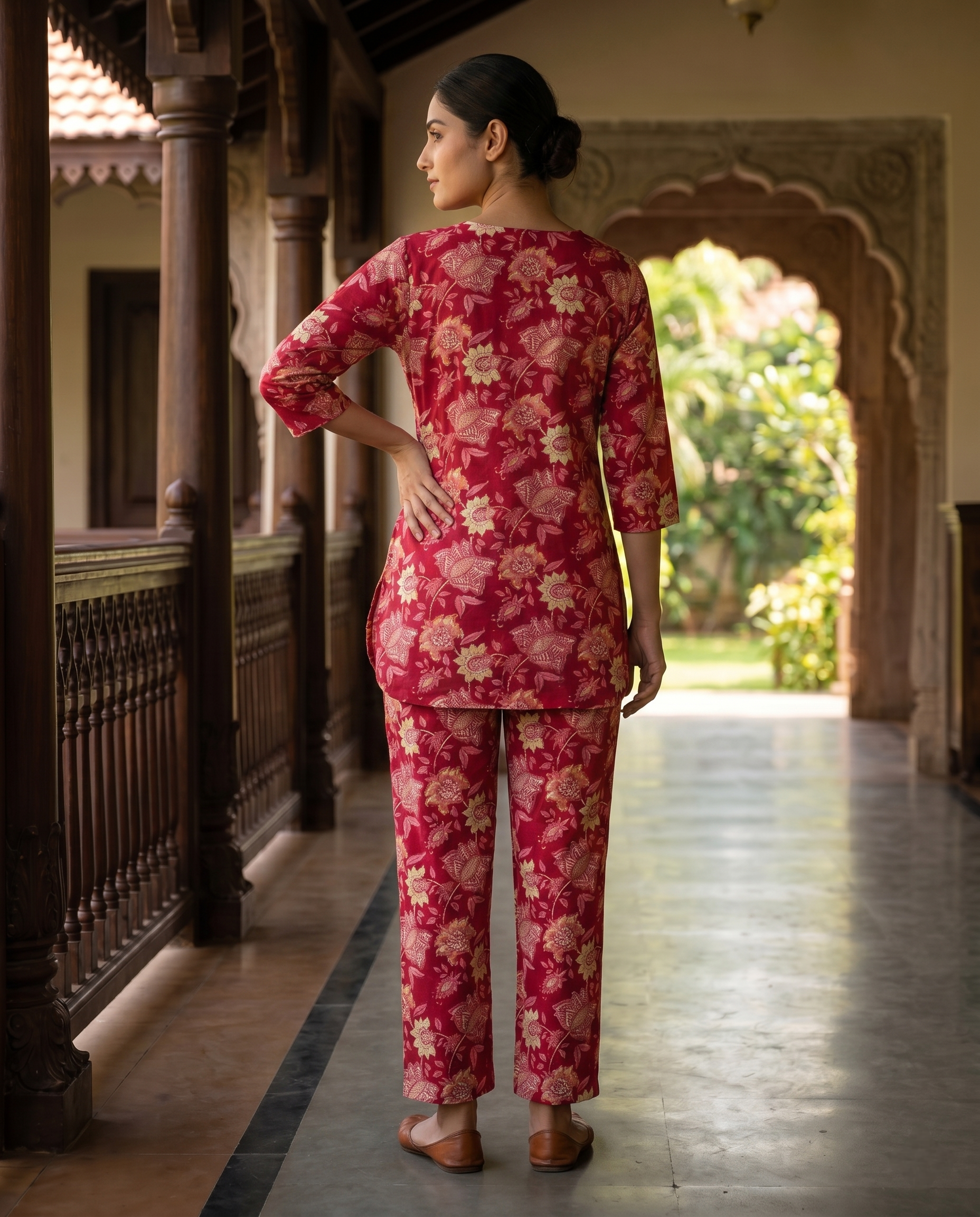 SUKUN DAILY WEAR CORDSET (HAND BLOCK)
