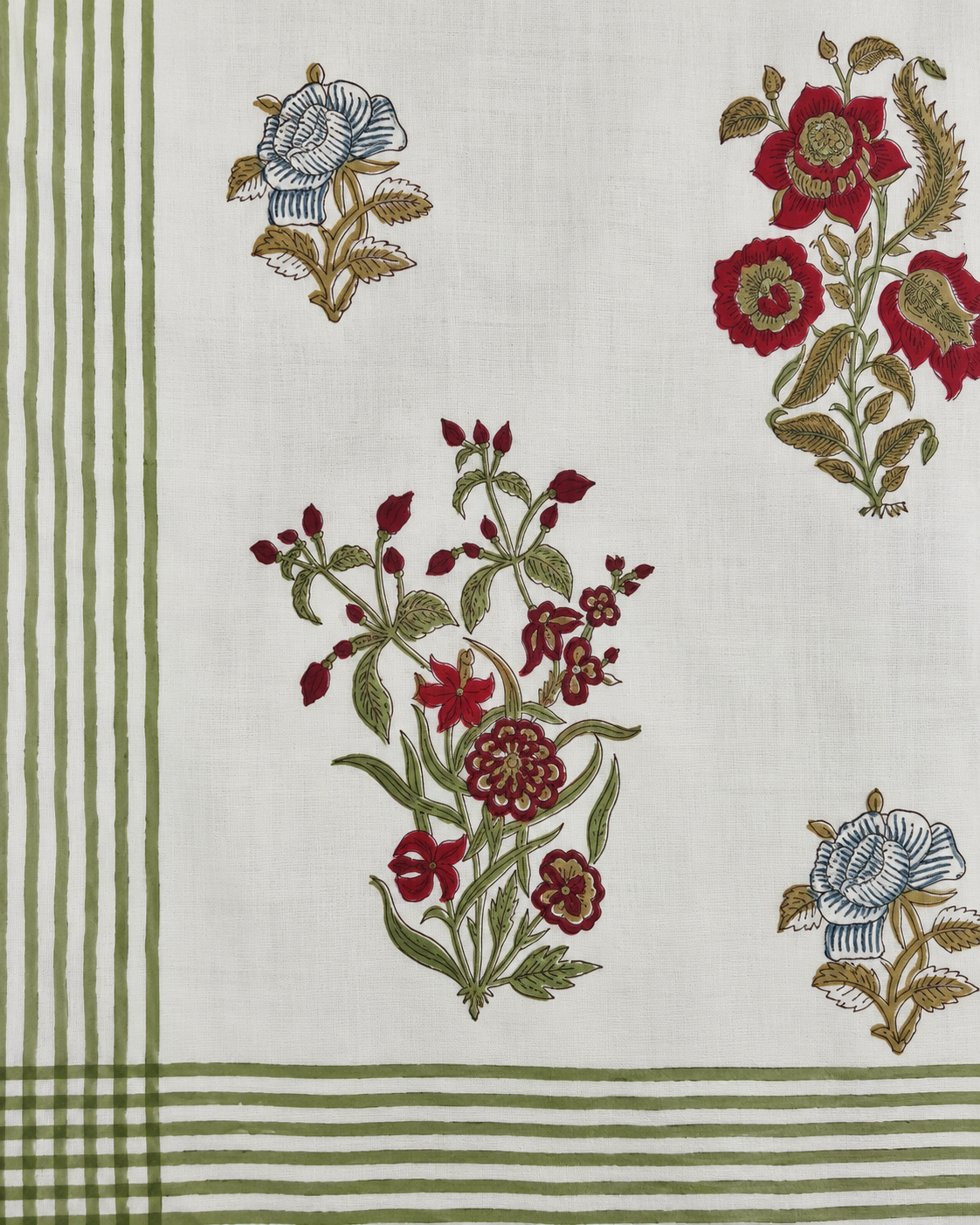 The Pastel Floral Harmony Premium Cotton Bedsheet