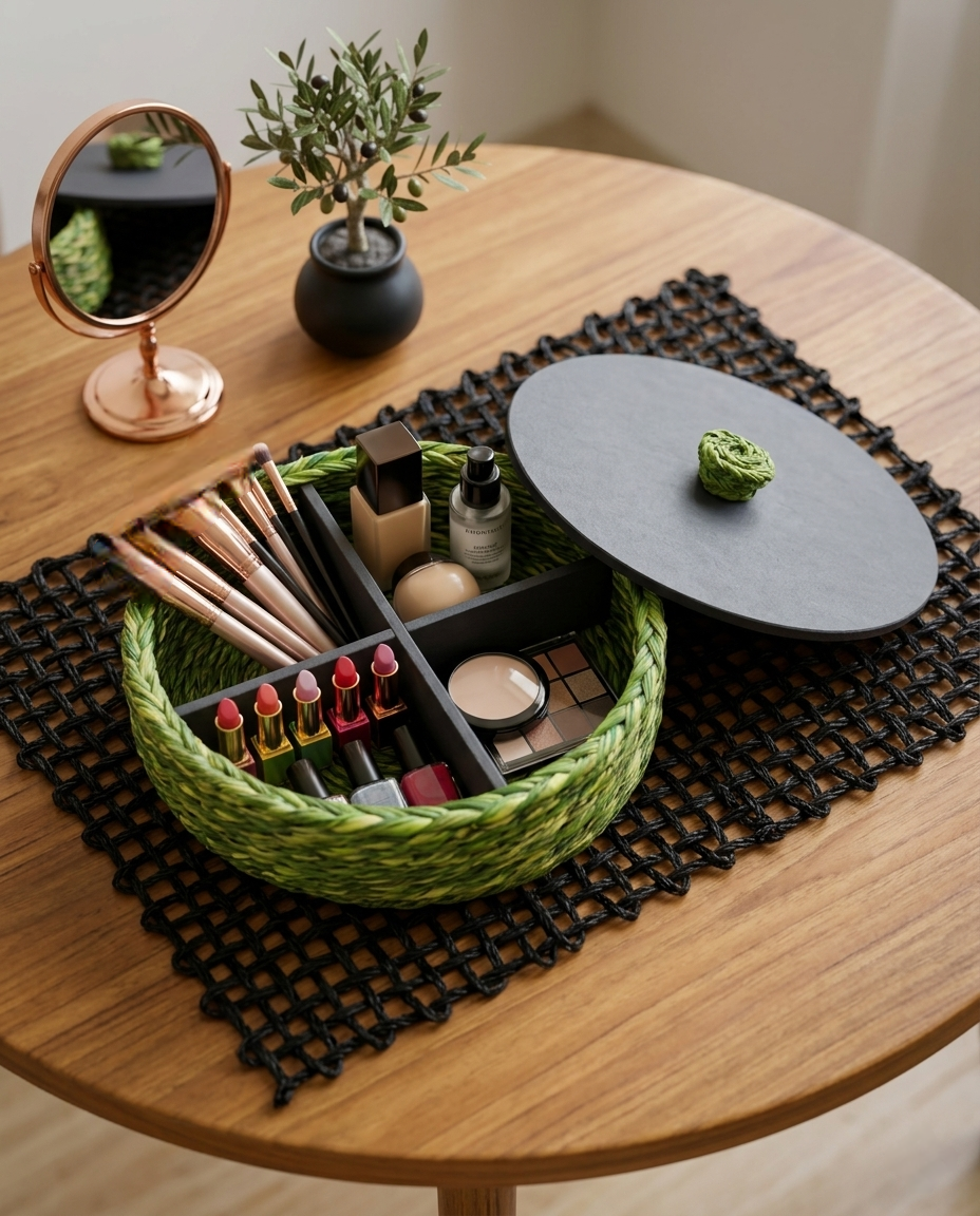 HANDMADE SABAI GRASS JEWELLERY ORGANISER