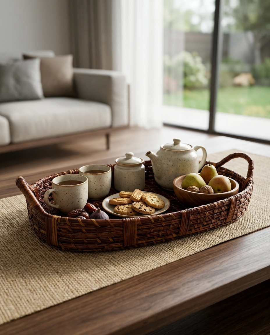 HANDMADE SIKKI OVAL TRAY