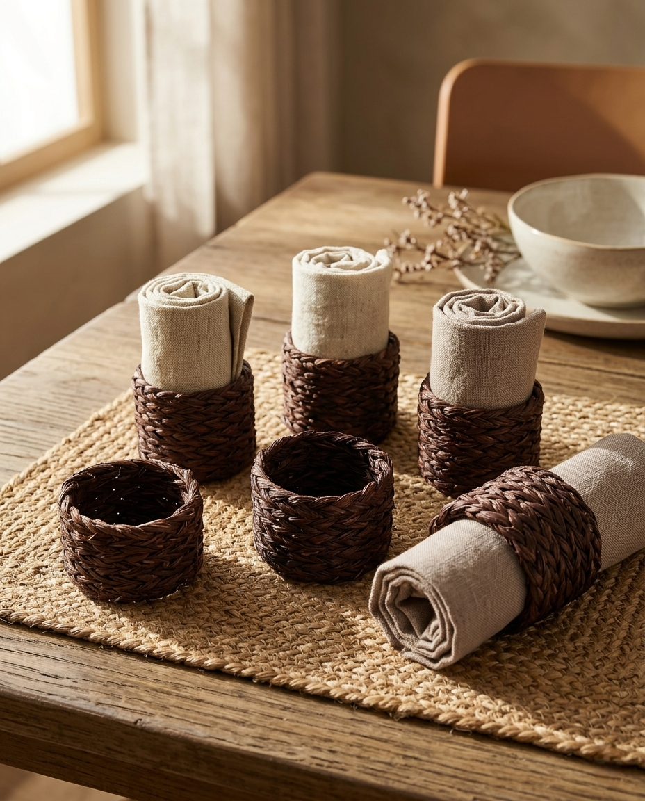 HANDMADE SABAI GRASS NAPKIN HOLDER