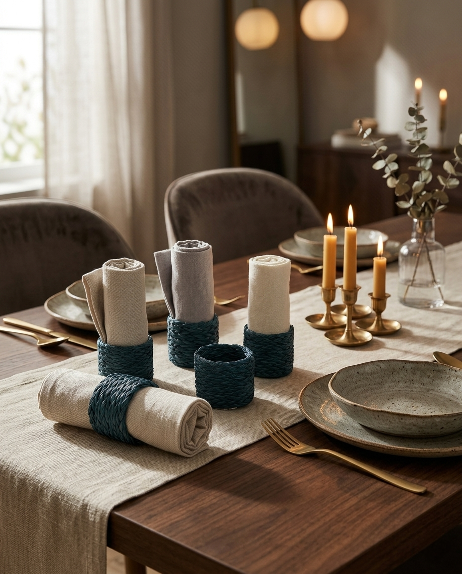 HANDMADE SABAI GRASS NAPKIN HOLDER