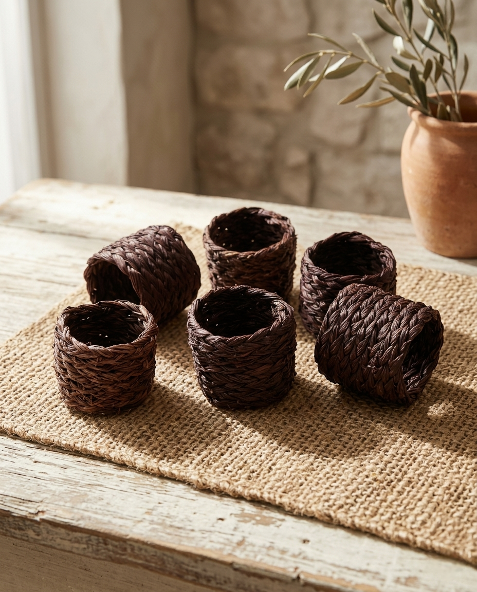 HANDMADE SABAI GRASS NAPKIN HOLDER
