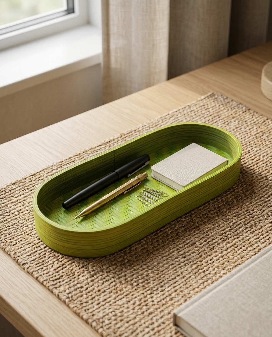 HANDMADE BAMBOO OLIVE TRAY