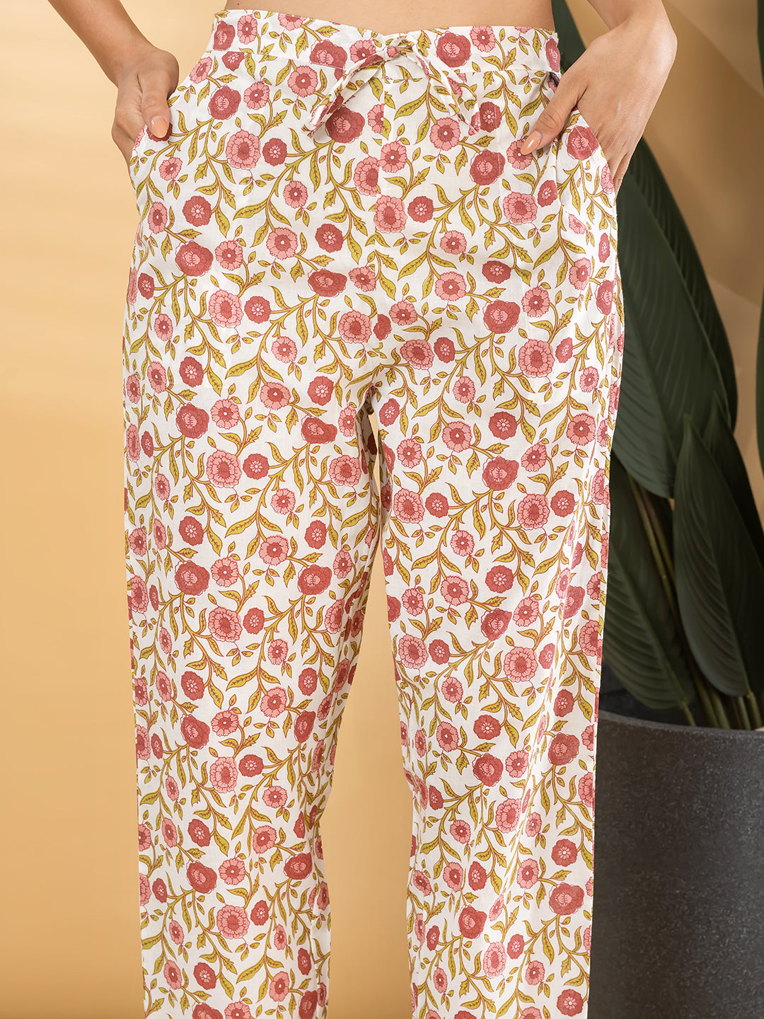 AARIKA FLORAL 3PC SET - IVORY PINK
