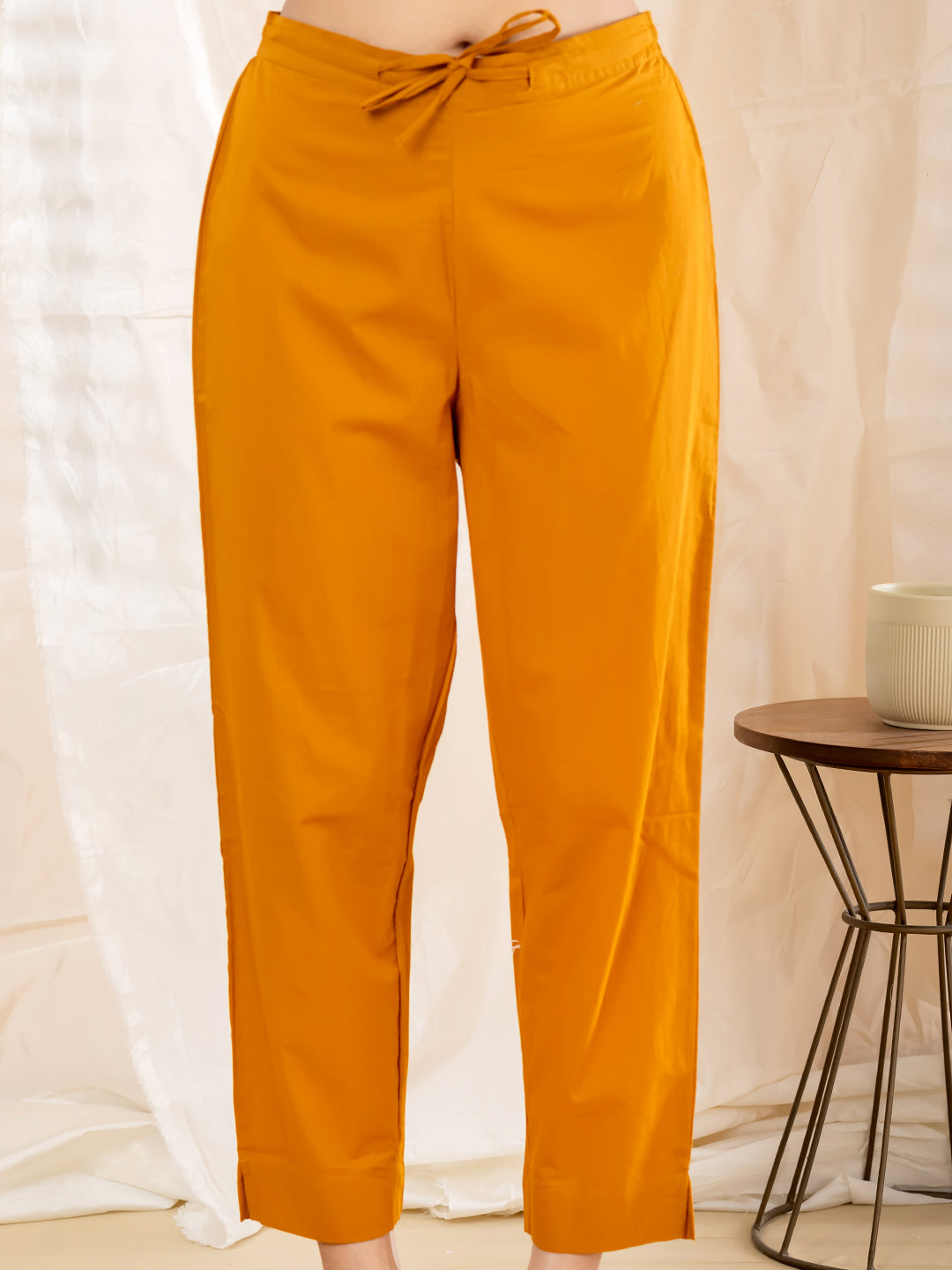 Gulrose Embroidered 3Pc Set – Mustard Gold