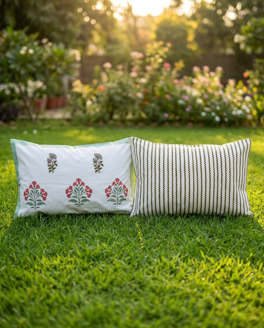 CLASSIC BUTA BLOOM HAND BLOCK BEDSHEET PREMIUM COTTON
