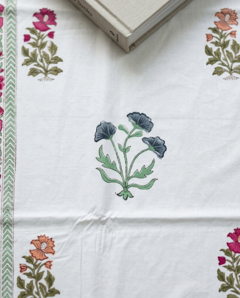 NATURE WEAVE HAND BLOCK BEDSHEET PREMIUM COTTON