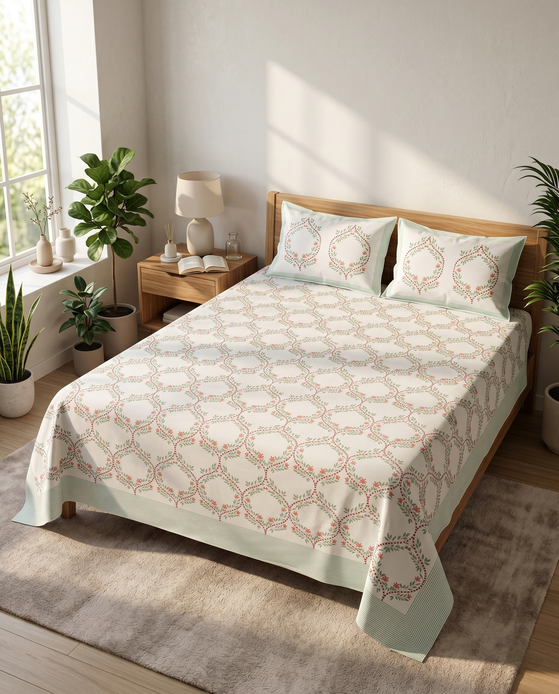 THE ROYAL MUGHAL BOWER PREMIUM BEDSHEET